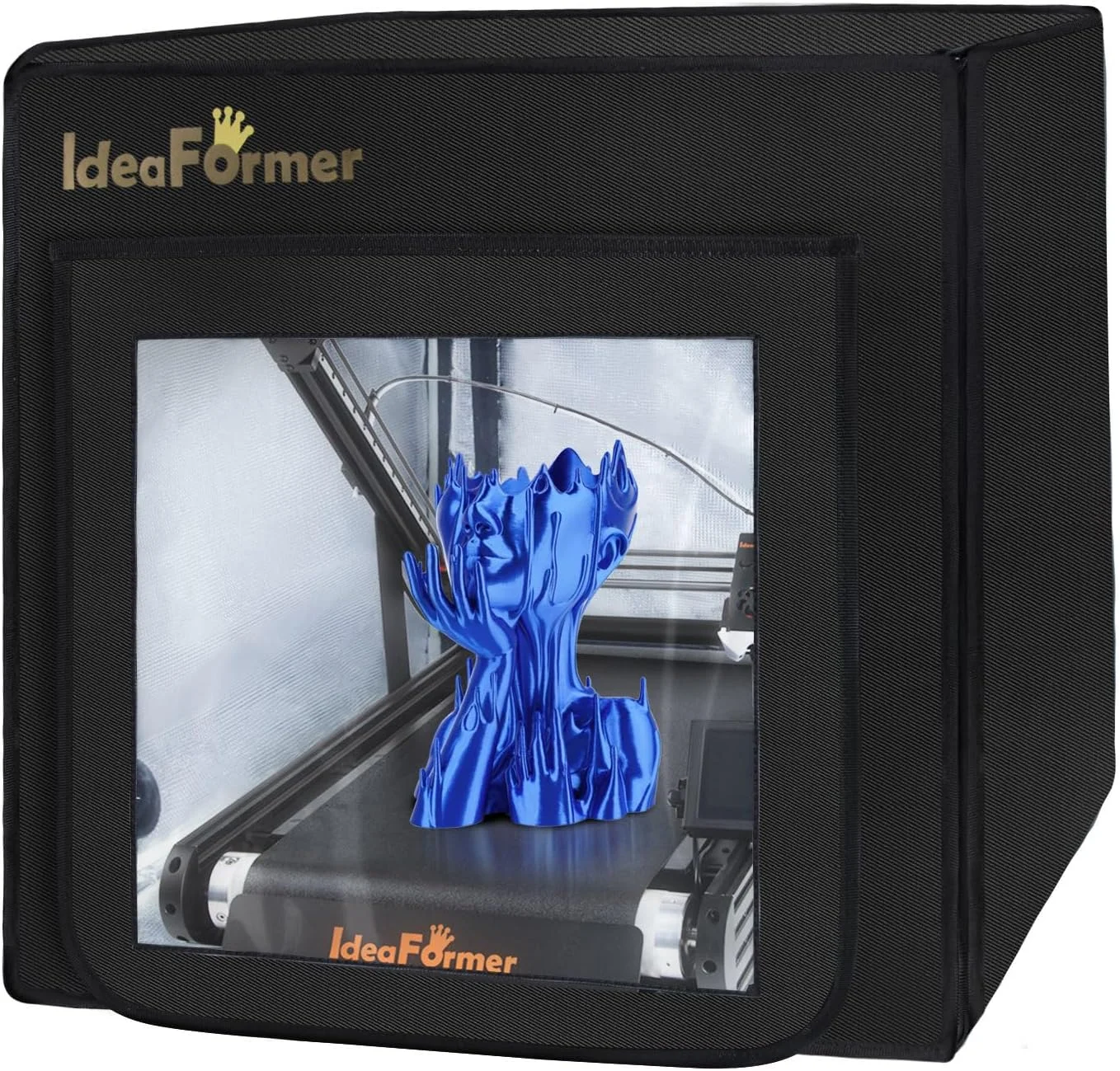 پرینتر تسمه ای IR3 V2 به همراه محفظه، پرینتر سه بعدی تسمه نقاله محور Z بی نهایت با پوشش محافظ ضد آتش، ضد آب، ضد گرد و غبار و کاهش دهنده نویز