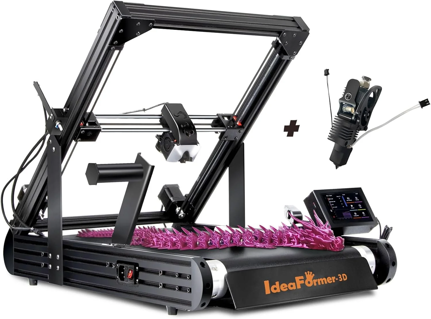 پرینتر تسمه ای IR3 V2، پرینتر تسمه نقاله محور Z بی نهایت Core XY با تراز خودکار با اکسترودر مستقیم برای چاپ مدل های بزرگ و دسته ای