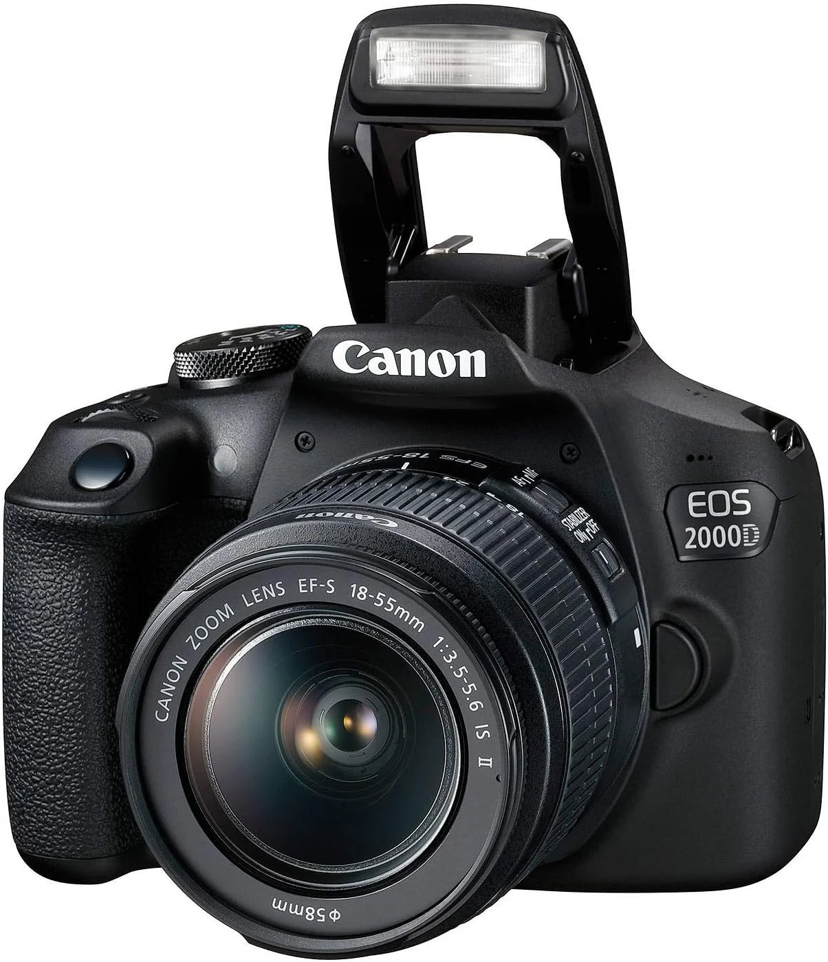 دوربین DSLR کانن EOS 2000D به همراه لنز 18-55mm IS II و بسته لوازم جانبی: کارت حافظه SD Ultra 32GB SDHC + کیف حمل دوربین + فیلتر فرابنفش + نگهدارنده درب لنز + سایر لوازم (بازسازی شده) دوربین DSLR کانن EOS 2000D به همراه لنز 18-55mm IS II و بسته لوازم جانبی: کارت حافظه SD Ultra 32GB SDHC + کیف حمل دوربین + فیلتر فرابنفش + نگهدارنده درب لنز + سایر لوازم (بازسازی شده)