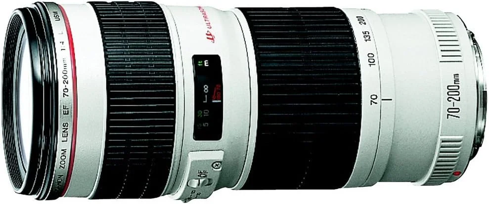 لنز Canon EF 70-200mm f/4 L IS USM برای دوربین های دیجیتال SLR کانن (بازسازی شده)
