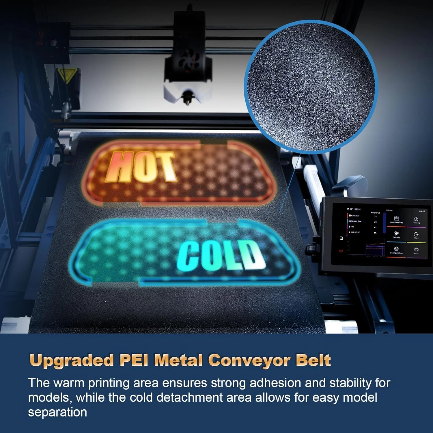 پرینتر تسمه ای IR3 V2 به همراه محفظه، پرینتر سه بعدی تسمه نقاله محور Z بی نهایت با پوشش محافظ ضد آتش، ضد آب، ضد گرد و غبار و کاهش دهنده نویز