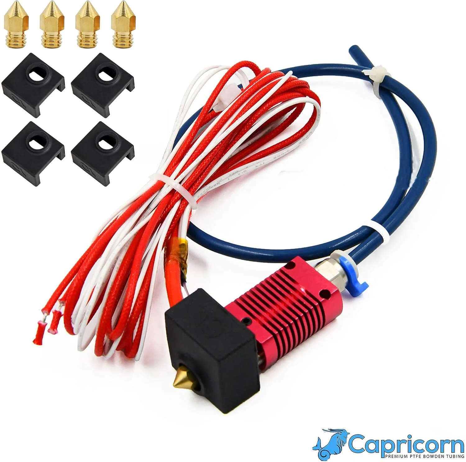 کیت اکسترودر مونتاژ شده پرینتر سه بعدی Ender 3 /Pro/V2 مدل MK8 HotEnd 24V با نازل 0.4 میلی متری ارتقا یافته با اصطکاک کم سازگار با تیوبینگ