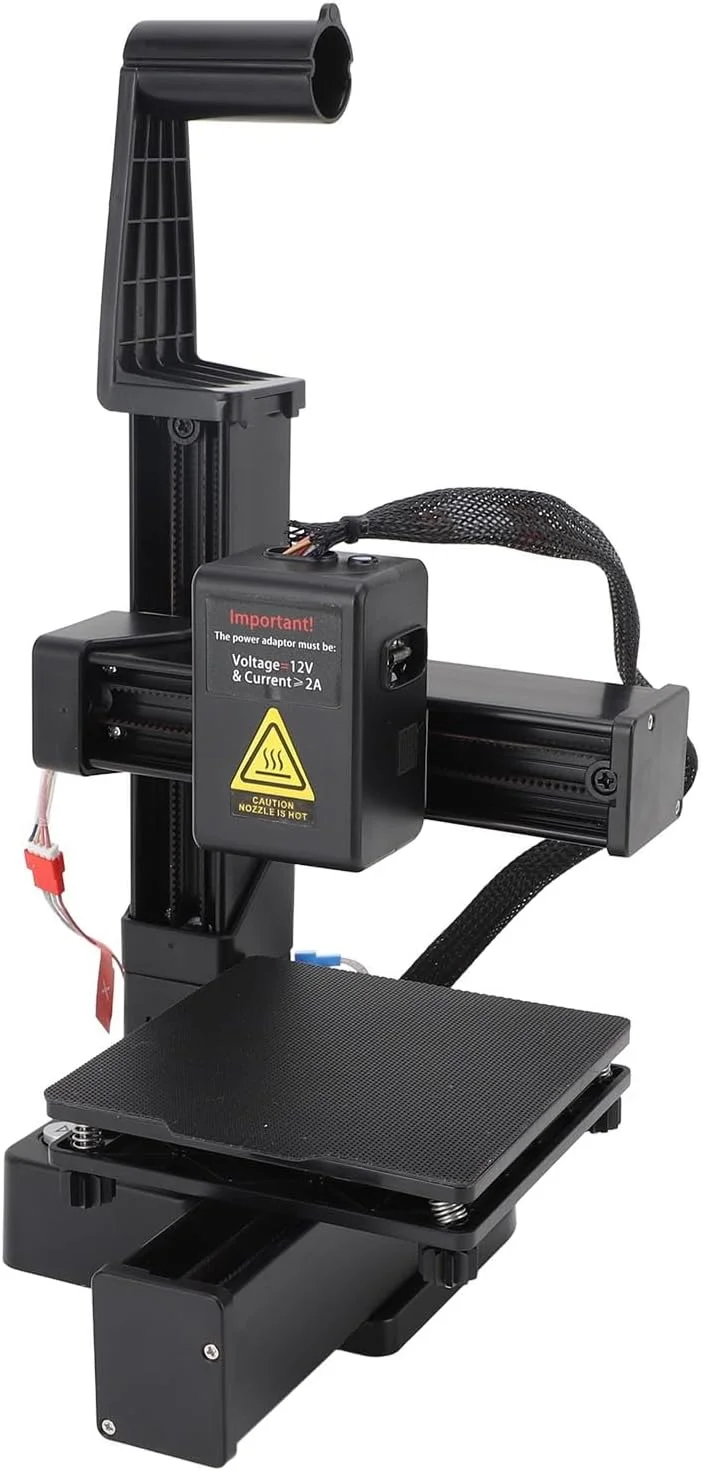 دستگاه چاپ سه بعدی کوچک با دقت بالا، گرمایش سریع و طراحی فشرده برای آموزش، جنس ABS، ابعاد 155x175x210 میلی متر (دوشاخه آمریکایی)