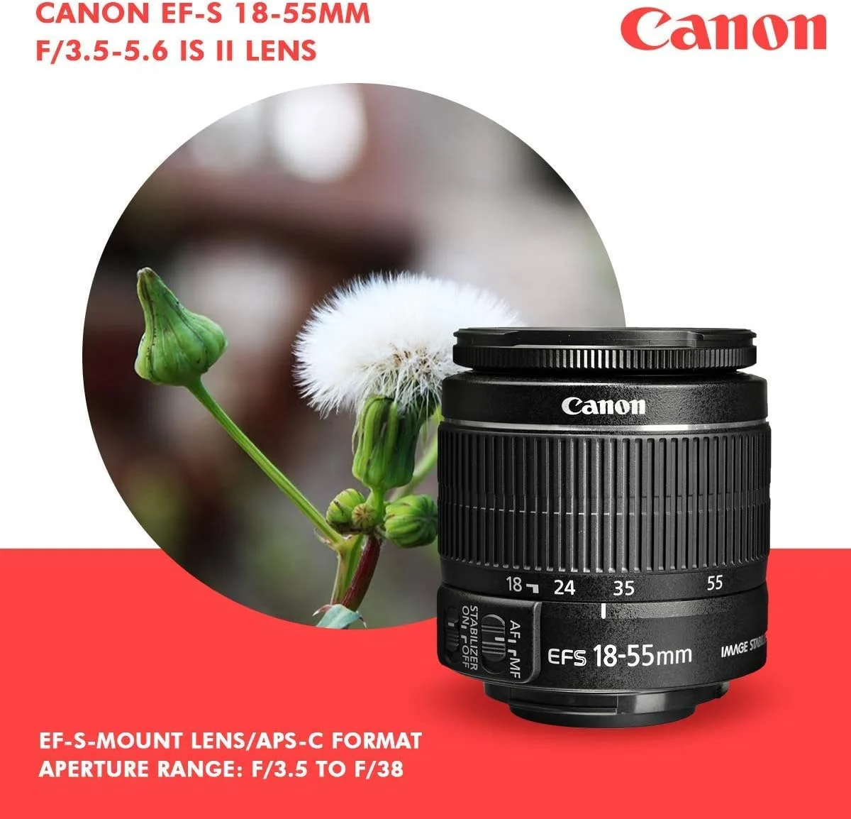 دوربین DSLR کانن مدل T7 EOS Rebel به همراه لنزهای 18-55mm و 75-300mm و بسته لوازم جانبی کارت حافظه SD دوگانه 32 گیگابایتی (بازسازی شده)