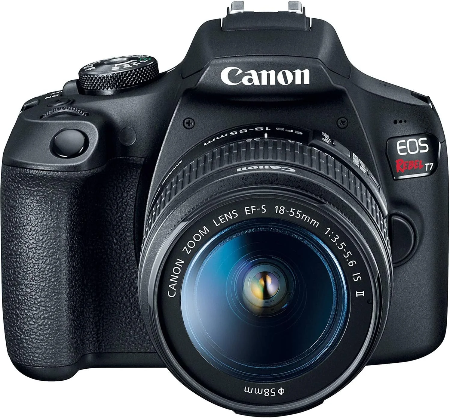دوربین دیجیتال کانن مدل EOS Rebel T7 DSLR با لنز EF-S 18-55mm f/3.5-5.6 IS II و بسته لوازم جانبی استارتر: SanDisk Ultra 64GB SDXC، باتری جایگزین با عمر طولانی، کیف ضد آب و موارد دیگر دوربین دیجیتال کانن مدل EOS Rebel T7 DSLR با لنز EF-S 18-55mm f/3.5-5.6 IS II و بسته لوازم جانبی استارتر: SanDisk Ultra 64GB SDXC، باتری جایگزین با عمر طولانی، کیف ضد آب و موارد دیگر