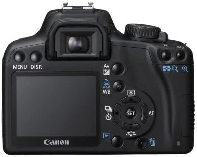 دوربین DSLR کانن EOS Rebel XS به همراه لنز EF-S 18-55mm f/3.5-5.6 IS (مشکی) (بازسازی شده)