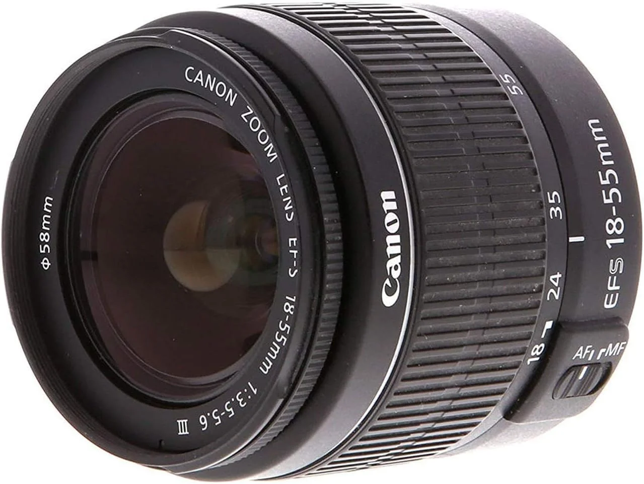 دوربین Canon EOS 2000D Rebel T7 Kit به همراه لنز EF-S 18-55mm f/3.5-5.6 III و بسته لوازم جانبی مدل Electronics Cloth (بازسازی شده) مشکی
