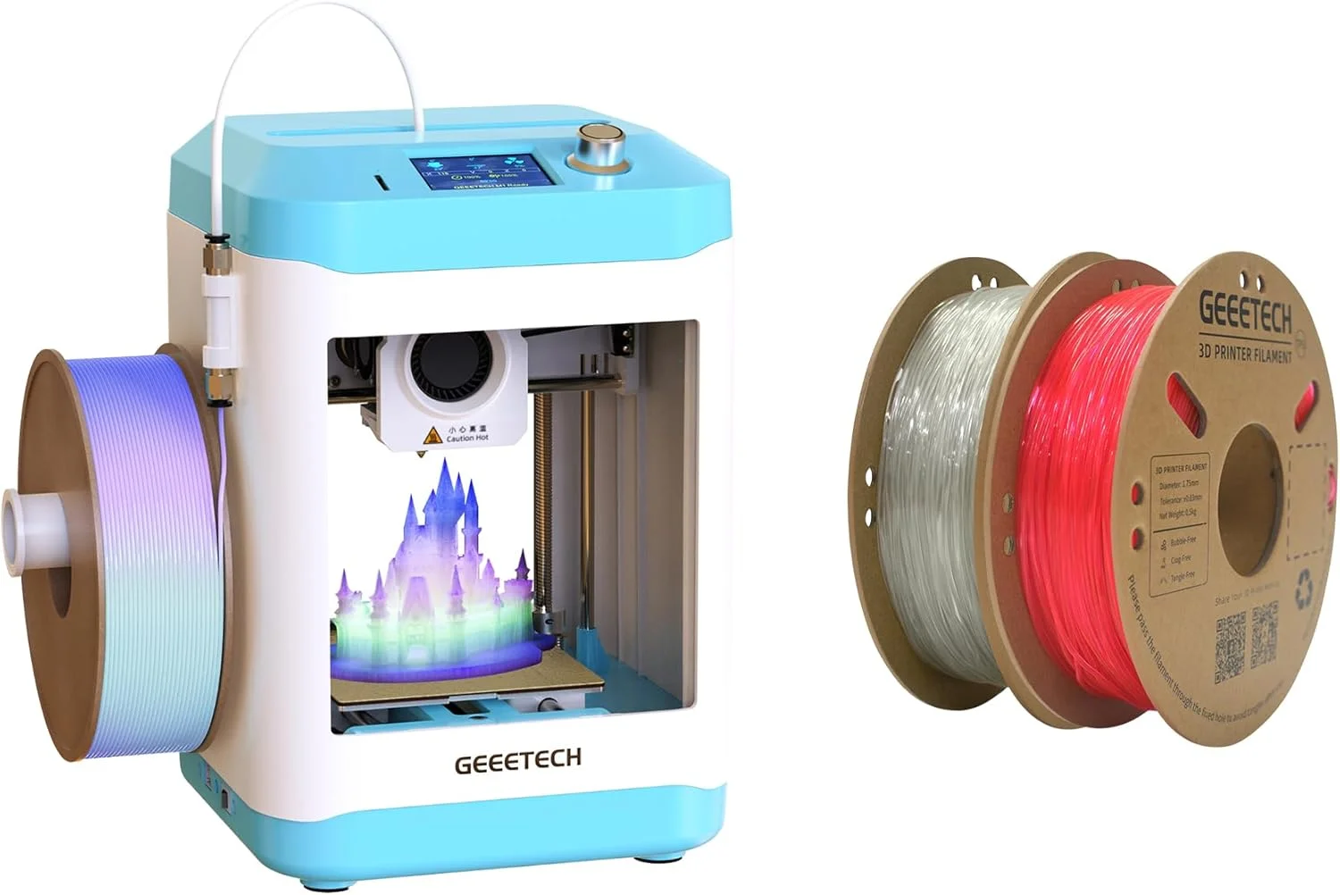 پرینتر سه بعدی Geeetech M1 برای کودکان و مبتدیان + بسته دو عددی فیلامنت TPU (500 گرم در هر حلقه)، تراز خودکار، سرعت 250 میلی متر بر ثانیه، طراحی ایمن برای کودکان، چاپ انعطاف پذیر برای اسباب بازی ها، پروژه های DIY - کیت کلاس / خانه پرینتر سه بعدی Geeetech M1 برای کودکان و مبتدیان + بسته دو عددی فیلامنت TPU (500 گرم در هر حلقه)، تراز خودکار، سرعت 250 میلی متر بر ثانیه، طراحی ایمن برای کودکان، چاپ انعطاف پذیر برای اسباب بازی ها، پروژه های DIY - کیت کلاس / خانه