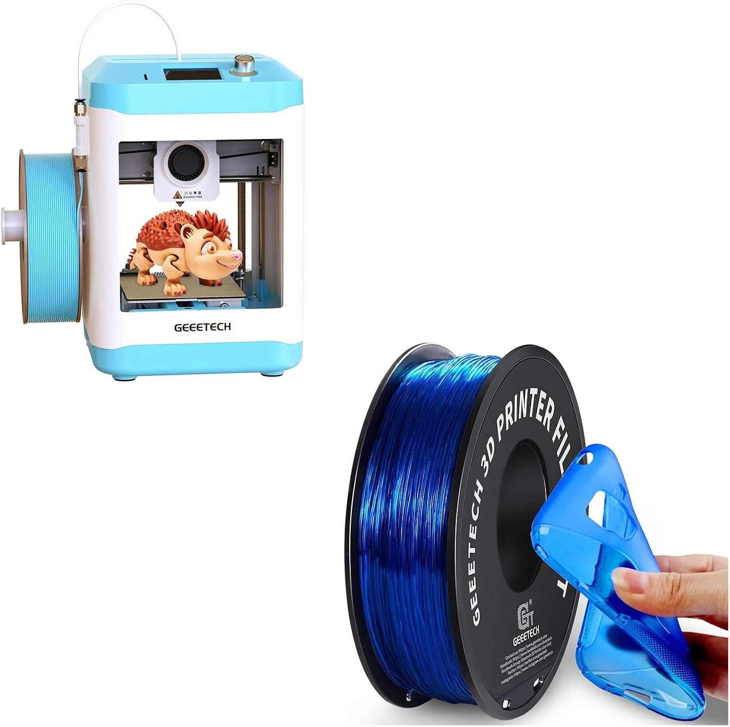 پرینتر سه بعدی Geeetech M1 برای کودکان/مبتدیان + بسته فیلامنت TPU یک کیلوگرمی – اتصال و اجرا، تراز خودکار، سرعت 250 میلیمتر بر ثانیه، چاپ انعطافپذیر برای اسباببازیها، پوشیدنیها و پروژههای DIY – کیت کلاس/خانه پرینتر سه بعدی Geeetech M1 برای کودکان/مبتدیان + بسته فیلامنت TPU یک کیلوگرمی – اتصال و اجرا، تراز خودکار، سرعت 250 میلیمتر بر ثانیه، چاپ انعطافپذیر برای اسباببازیها، پوشیدنیها و پروژههای DIY – کیت کلاس/خانه