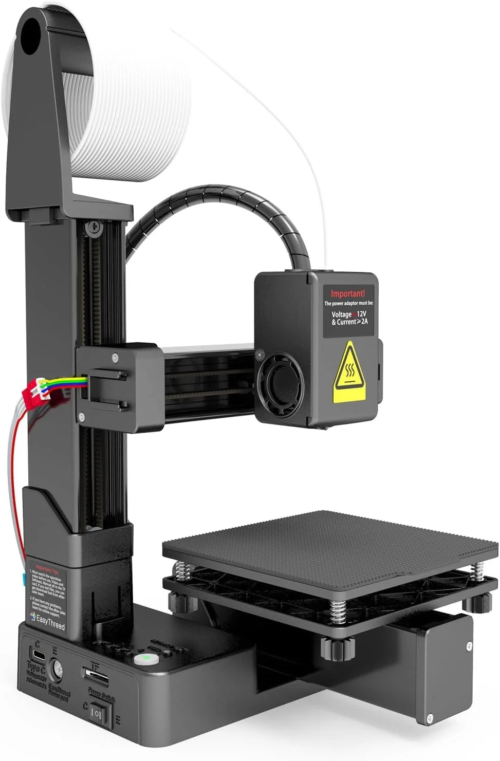 پرینتر سه بعدی کوچک FDM، پرینتر سه بعدی تقسیم فرکانس، مونتاژ شده کامل برای مبتدیان، چاپ با دقت بالا با TPU PLA (1.75mm)، 100X100X100mm (مشکی) پرینتر سه بعدی کوچک FDM، پرینتر سه بعدی تقسیم فرکانس، مونتاژ شده کامل برای مبتدیان، چاپ با دقت بالا با TPU PLA (1.75mm)، 100X100X100mm (مشکی)
