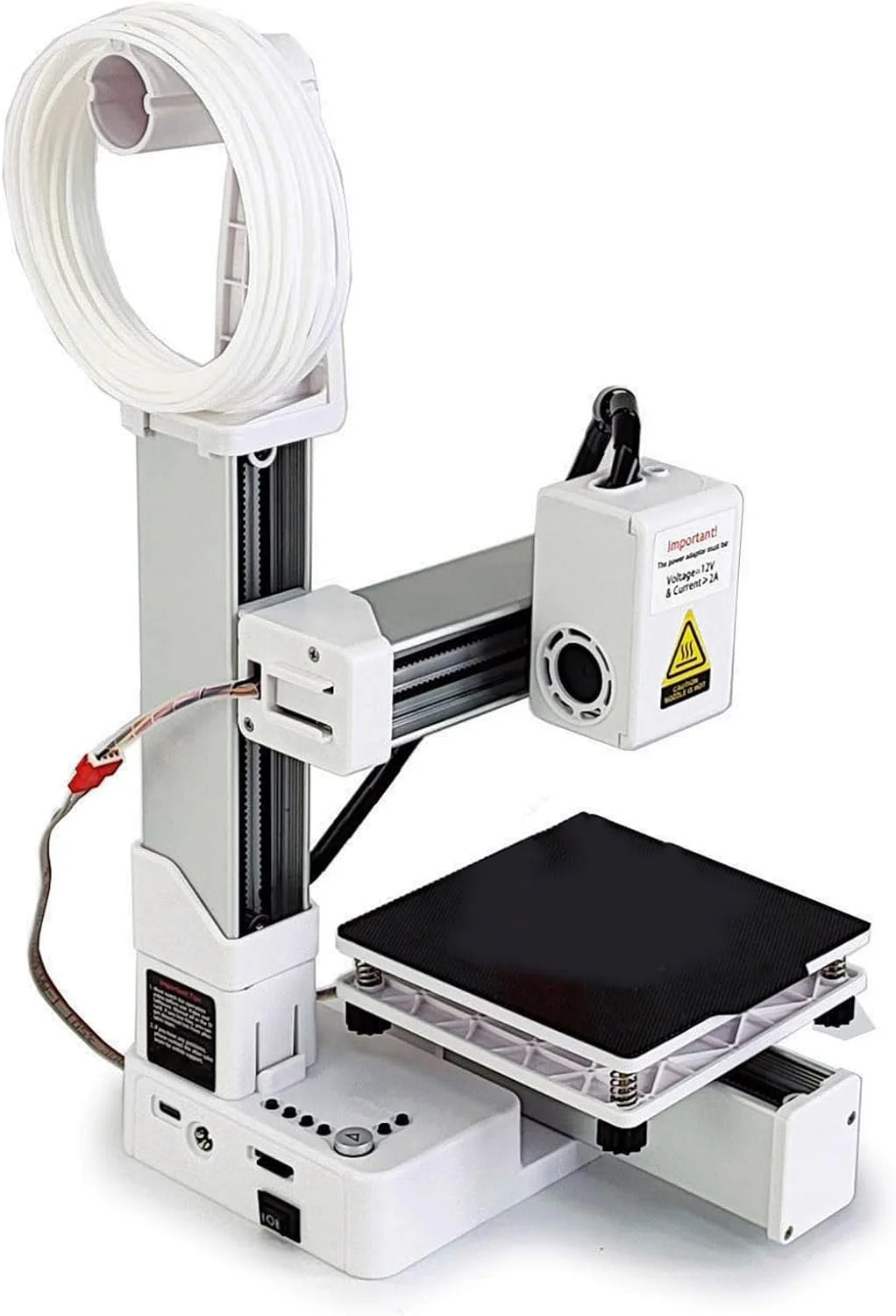 پرینتر سه بعدی کوچک، دستگاه پرینتر سه بعدی با دقت بالا، چاپ کاملاً مونتاژ شده برای مبتدیان، اندازه چاپ 100x100x100 میلی متر (سفید) پرینتر سه بعدی کوچک، دستگاه پرینتر سه بعدی با دقت بالا، چاپ کاملاً مونتاژ شده برای مبتدیان، اندازه چاپ 100x100x100 میلی متر (سفید)