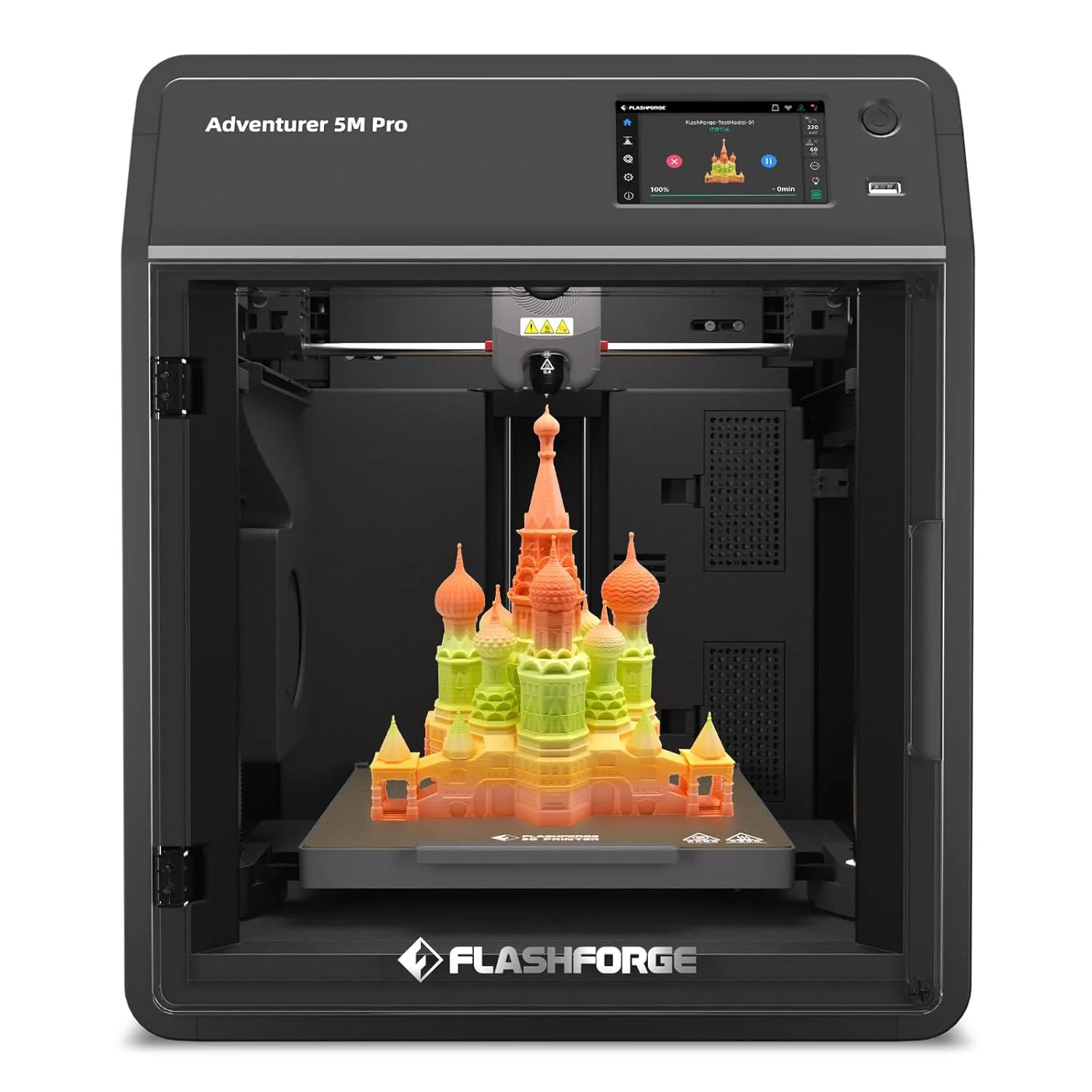 پرینتر سه بعدی فلش فورج Adventurer 5M Pro به همراه 1 کیلوگرم فیلامنت HS PLA تیتانیوم سوخته پرینتر سه بعدی فلش فورج Adventurer 5M Pro به همراه 1 کیلوگرم فیلامنت HS PLA تیتانیوم سوخته