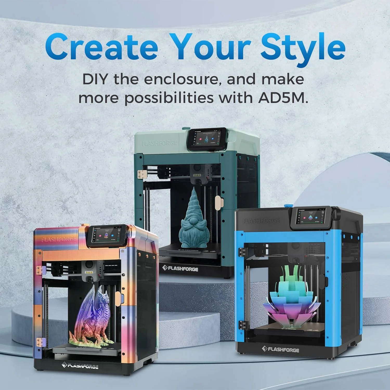 پرینتر سه بعدی فلش فورج Adventurer 5M به همراه 1 کیلوگرم فیلامنت HS PLA تیتانیوم سوخته اضافی پرینتر سه بعدی فلش فورج Adventurer 5M به همراه 1 کیلوگرم فیلامنت HS PLA تیتانیوم سوخته اضافی