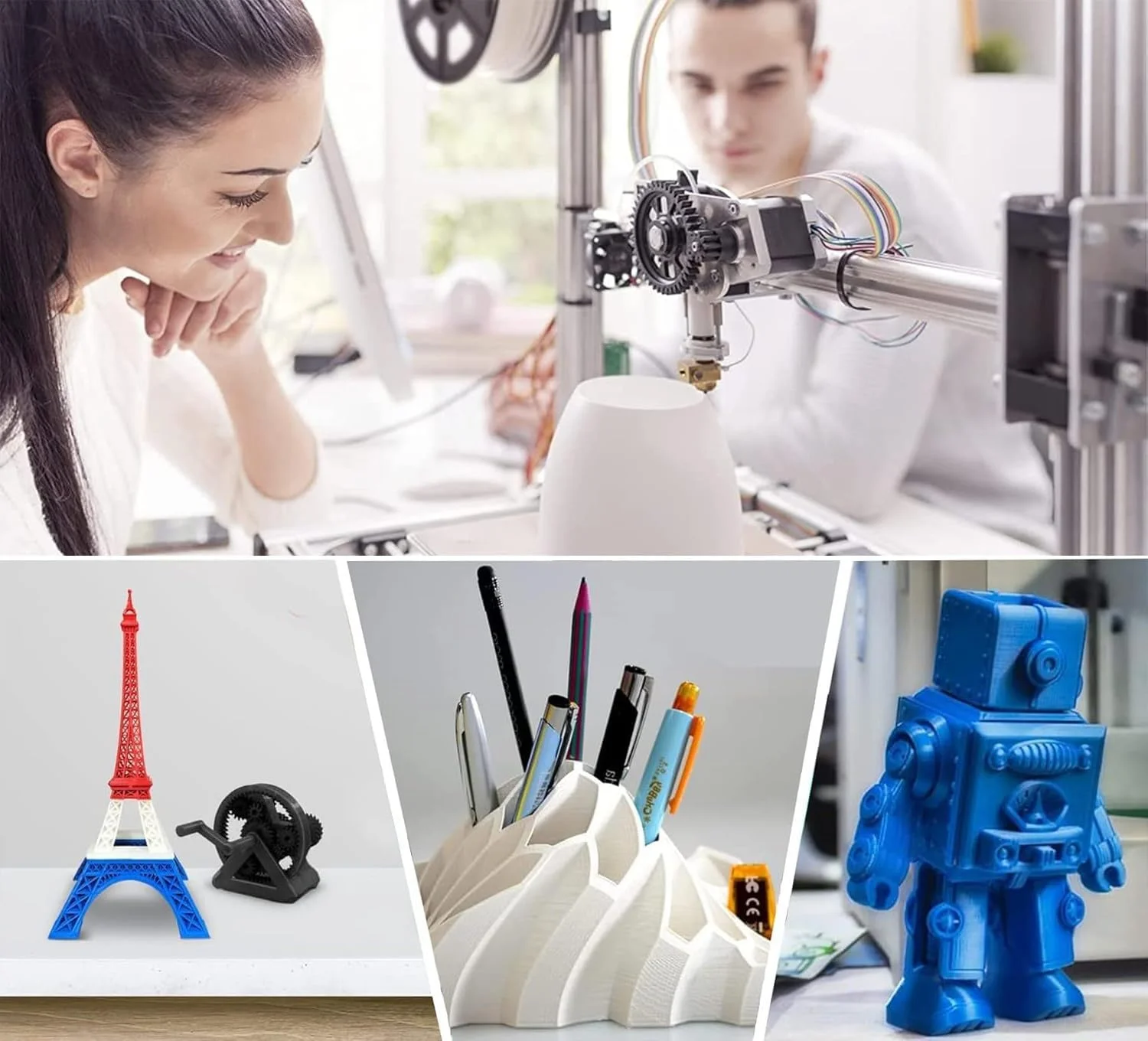 فیلامنت PLA ابریشمی گرادیانی برای پرینتر سه بعدی، متریال مدلینگ 1.75 میلی متر 200 گرم، فیلامنت پرینت با سرعت بالا، چقرمگی تقویت شده، بدون گرفتگی و تاب برداشتن، دقت ابعادی 0.02 میلی متر، آبی قرمز فیلامنت PLA ابریشمی گرادیانی برای پرینتر سه بعدی، متریال مدلینگ 1.75 میلی متر 200 گرم، فیلامنت پرینت با سرعت بالا، چقرمگی تقویت شده، بدون گرفتگی و تاب برداشتن، دقت ابعادی 0.02 میلی متر، آبی قرمز