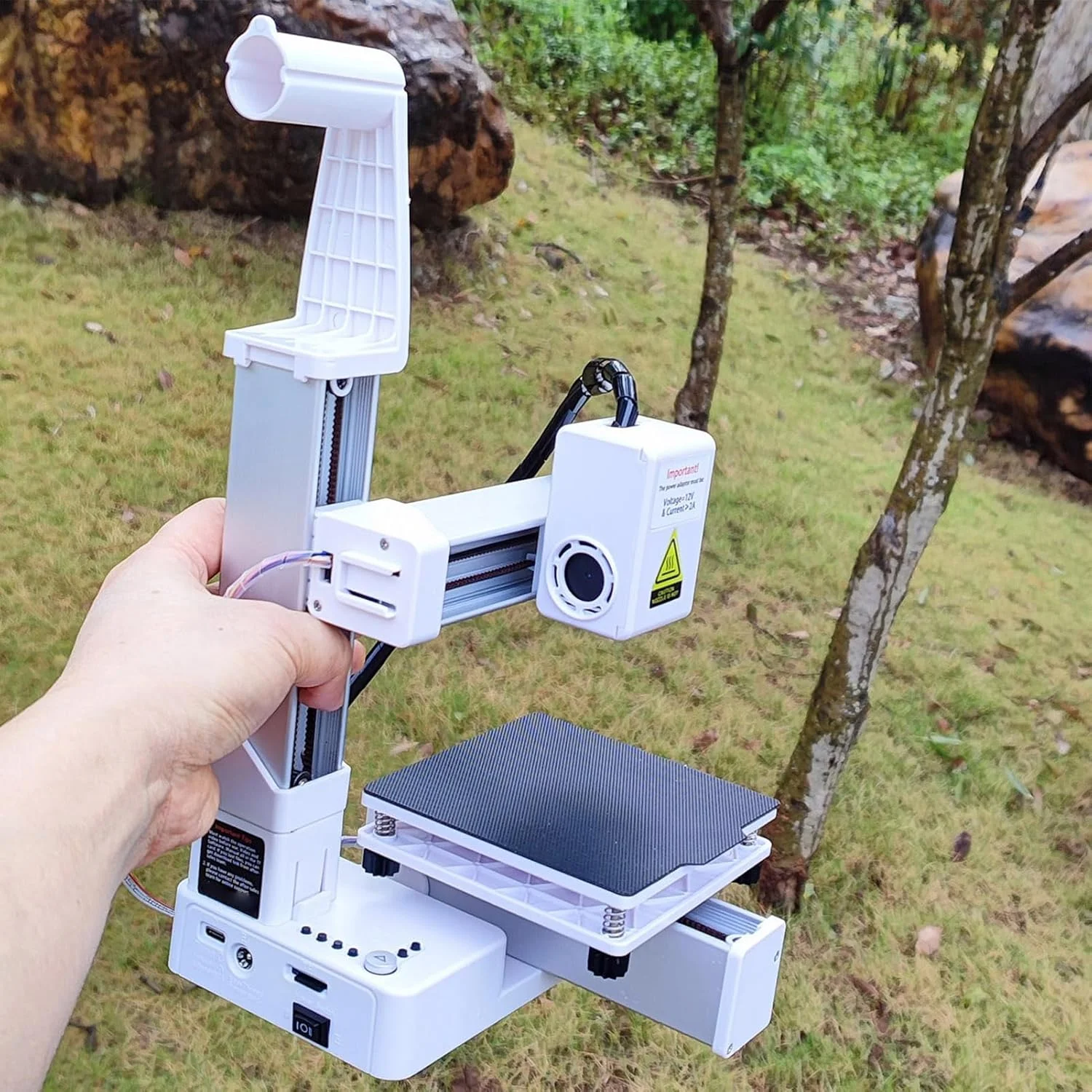 پرینتر سه بعدی رومیزی کوچک Estink برای مبتدیان، جمع و جور و آسان برای استفاده کودکان با کلیدهای کنترلی بصری، اندازه چاپ 100x100x100 میلی متر برای فیلامنت PLA TPU (سفید) پرینتر سه بعدی رومیزی کوچک Estink برای مبتدیان، جمع و جور و آسان برای استفاده کودکان با کلیدهای کنترلی بصری، اندازه چاپ 100x100x100 میلی متر برای فیلامنت PLA TPU (سفید)