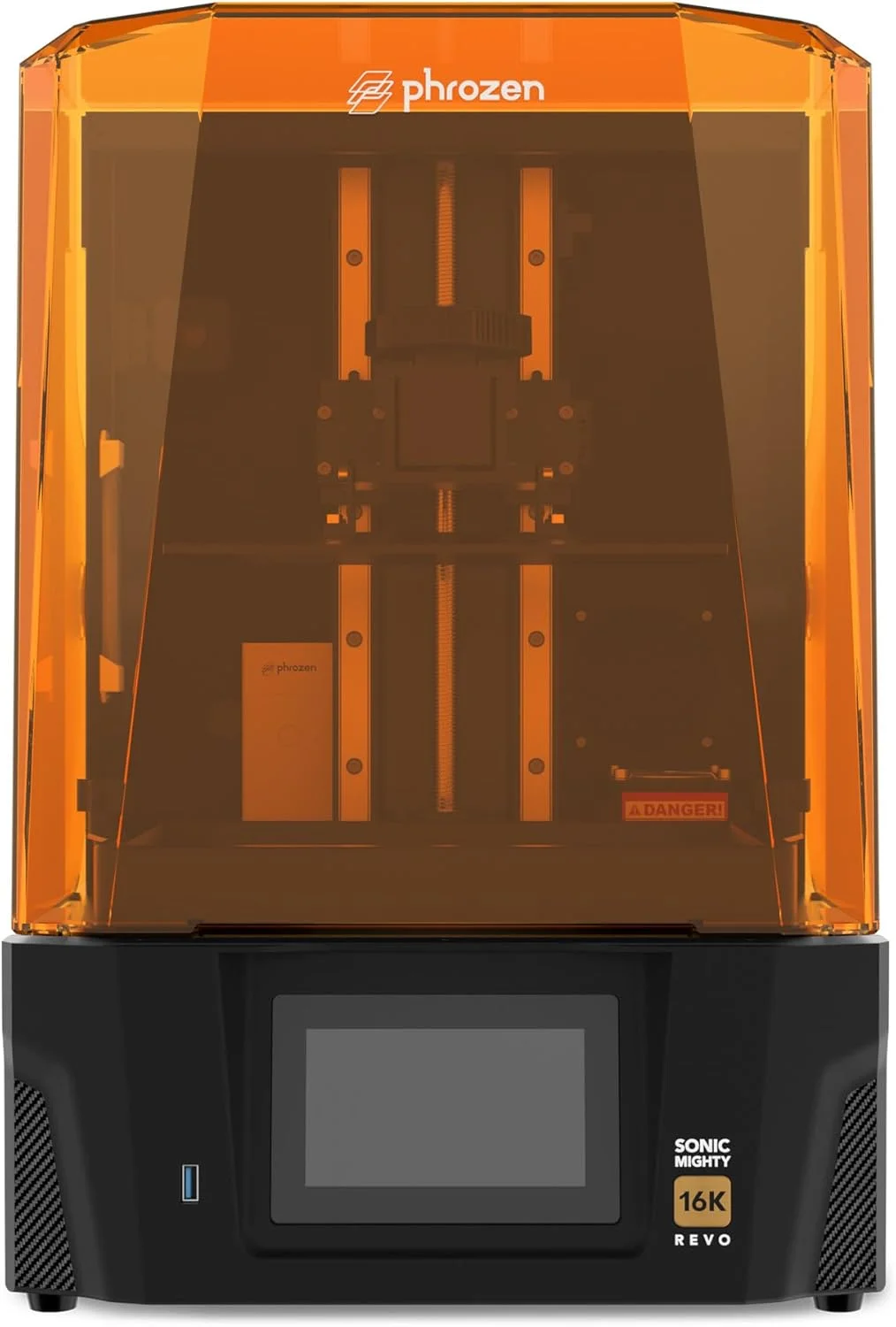 پرینتر سه بعدی رزینی LCD فرازن Sonic Mighty Revo 16K، ال سی دی مونو 10.1 اینچی، رزولوشن فوق العاده بالا 14×19µm، حجم ساخت 224×127×235mm، کالیبراسیون تک لمسی، تشخیص هوشمند خطا، کنترل برنامه چند پرینتر