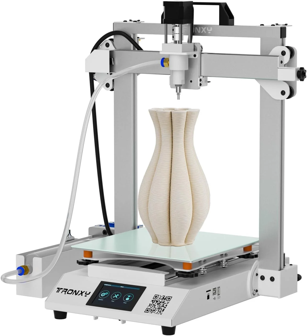 پرینتر سه بعدی رسی TRONXY Moore 2 Pro، پرینتر سه بعدی سفالی مدل سه بعدی مناسب برای کوره، پرینترهای سه بعدی سرامیکی قالب‌گیری رسوب مایع، 25x25x26 سانتی‌متر