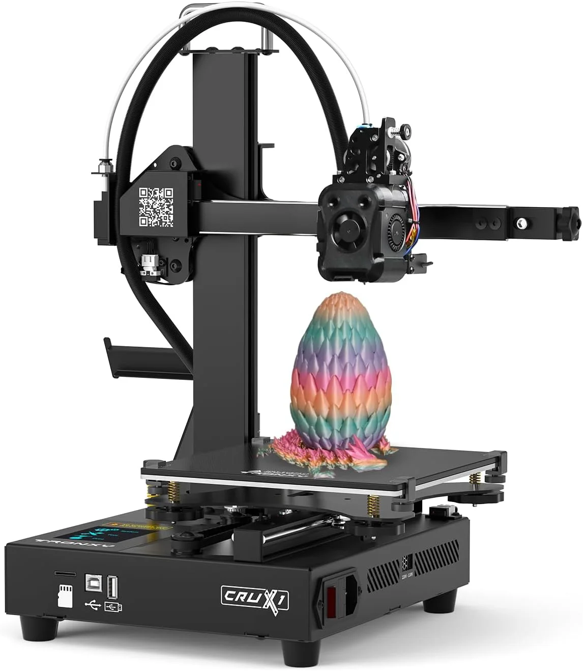 پرینتر سه بعدی کوچک و پرسرعت TRONXY، پرینتر سه بعدی رومیزی مینی CRUX 1S برای مبتدیان، هد چاپ پروگزیمال با راهنمای فلزی دو محوره، اندازه ساخت 180x180x180 میلی متر پرینتر سه بعدی کوچک و پرسرعت TRONXY، پرینتر سه بعدی رومیزی مینی CRUX 1S برای مبتدیان، هد چاپ پروگزیمال با راهنمای فلزی دو محوره، اندازه ساخت 180x180x180 میلی متر