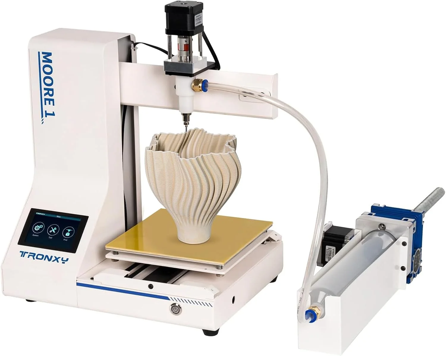 پرینتر سه بعدی رسی TRONXY Moore1، پرینترهای سه بعدی کوچک قالبگیری رسوب مایع برای سرامیک، مناسب افراد مبتدی، کودکان و بزرگسالان با صفحه نمایش LCD، اندازه ساخت: 180x180x180 میلیمتر پرینتر سه بعدی رسی TRONXY Moore1، پرینترهای سه بعدی کوچک قالبگیری رسوب مایع برای سرامیک، مناسب افراد مبتدی، کودکان و بزرگسالان با صفحه نمایش LCD، اندازه ساخت: 180x180x180 میلیمتر