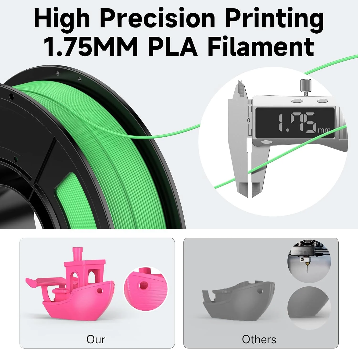 TINA2S به همراه 4 حلقه فیلامنت PLA 250 گرمی