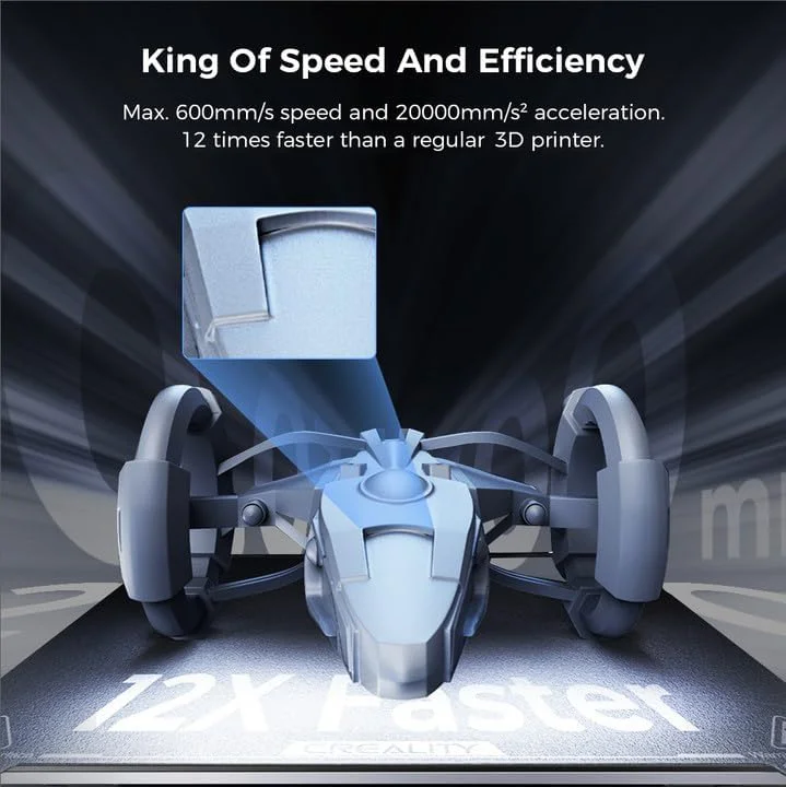 پرینتر سه بعدی کرالیتی K1 Max با سرعت چاپ 600 میلیمتر بر ثانیه، شتاب 20000 میلیمتر بر ثانیه مربع، ساختار Core XY، حجم ساخت بزرگ، تراز خودکار و فیلامنت پرسرعت پرینتر سه بعدی کرالیتی K1 Max با سرعت چاپ 600 میلیمتر بر ثانیه، شتاب 20000 میلیمتر بر ثانیه مربع، ساختار Core XY، حجم ساخت بزرگ، تراز خودکار و فیلامنت پرسرعت