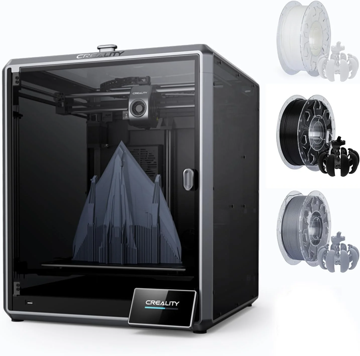 بسته پرینتر سه بعدی کرالیتی K1 Max به همراه فیلامنت PLA کرالیتی بسته پرینتر سه بعدی کرالیتی K1 Max به همراه فیلامنت PLA کرالیتی