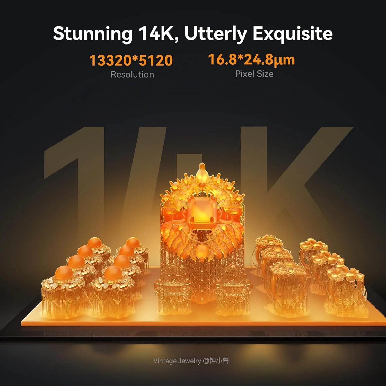 پرینتر سه بعدی رزینی Creality Halot Mage S 14K، با LCD مونو MSLA HD 10.1 اینچی، چاپ با سرعت بالای 4 برابر تا سرعت 150 میلی‌متر بر ساعت، پرینتر فوتوکورینگ رزین UV، ابعاد چاپ بزرگ 223x126x230 میلی‌متر