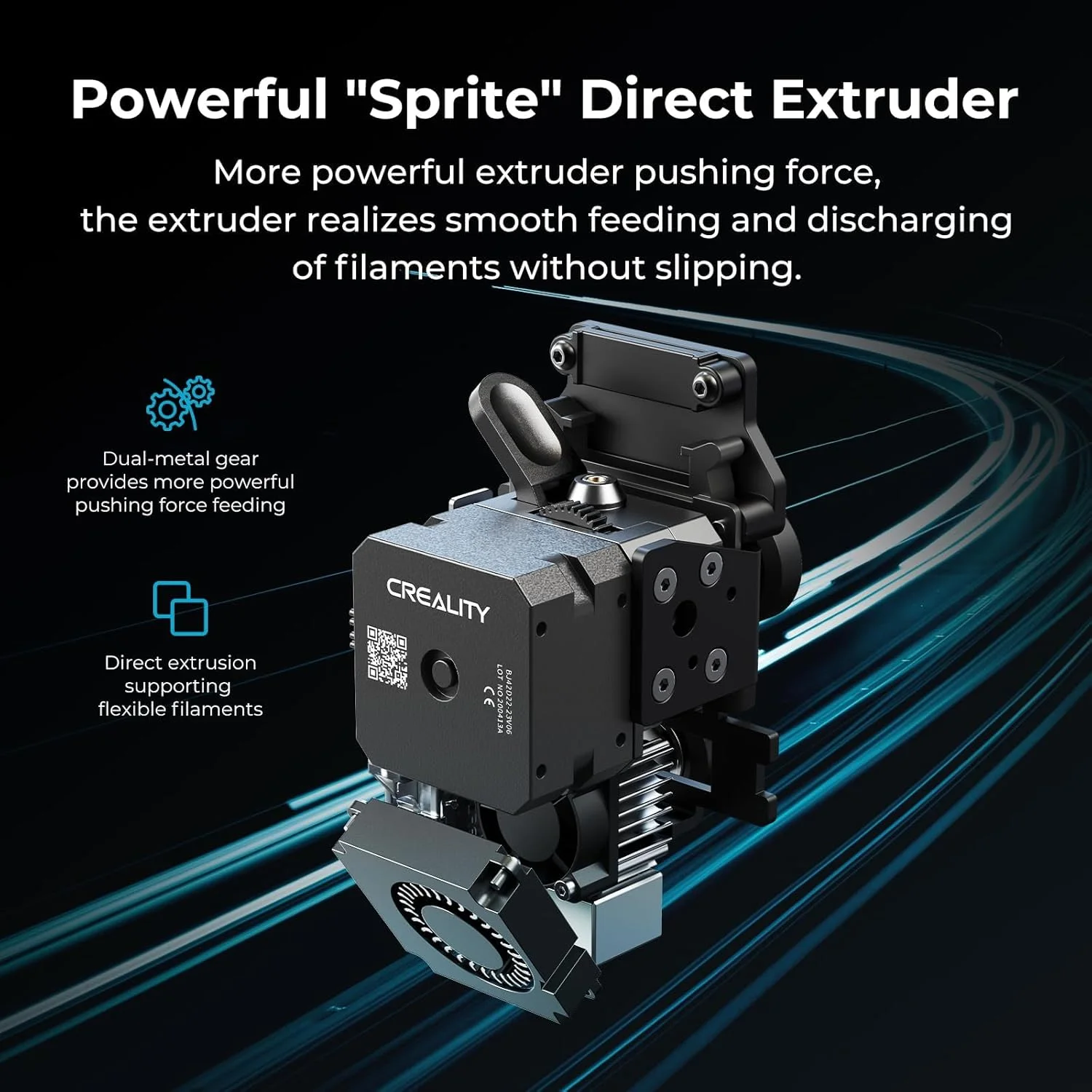 پرینتر سه بعدی کرالیتی Ender 3 V3 SE به همراه بسته دو عددی فیلامنت PLA 1.75mm مشکی + خاکستری