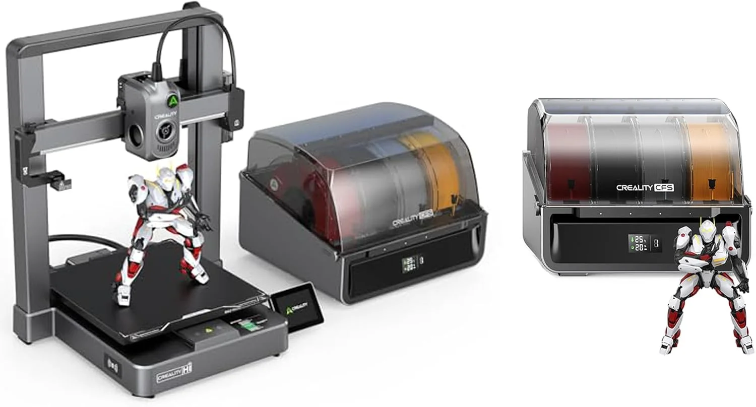 دستگاه چاپ سه بعدی چند رنگی Creality Hi Combo به همراه سیستم خودکار چند رنگی CFS