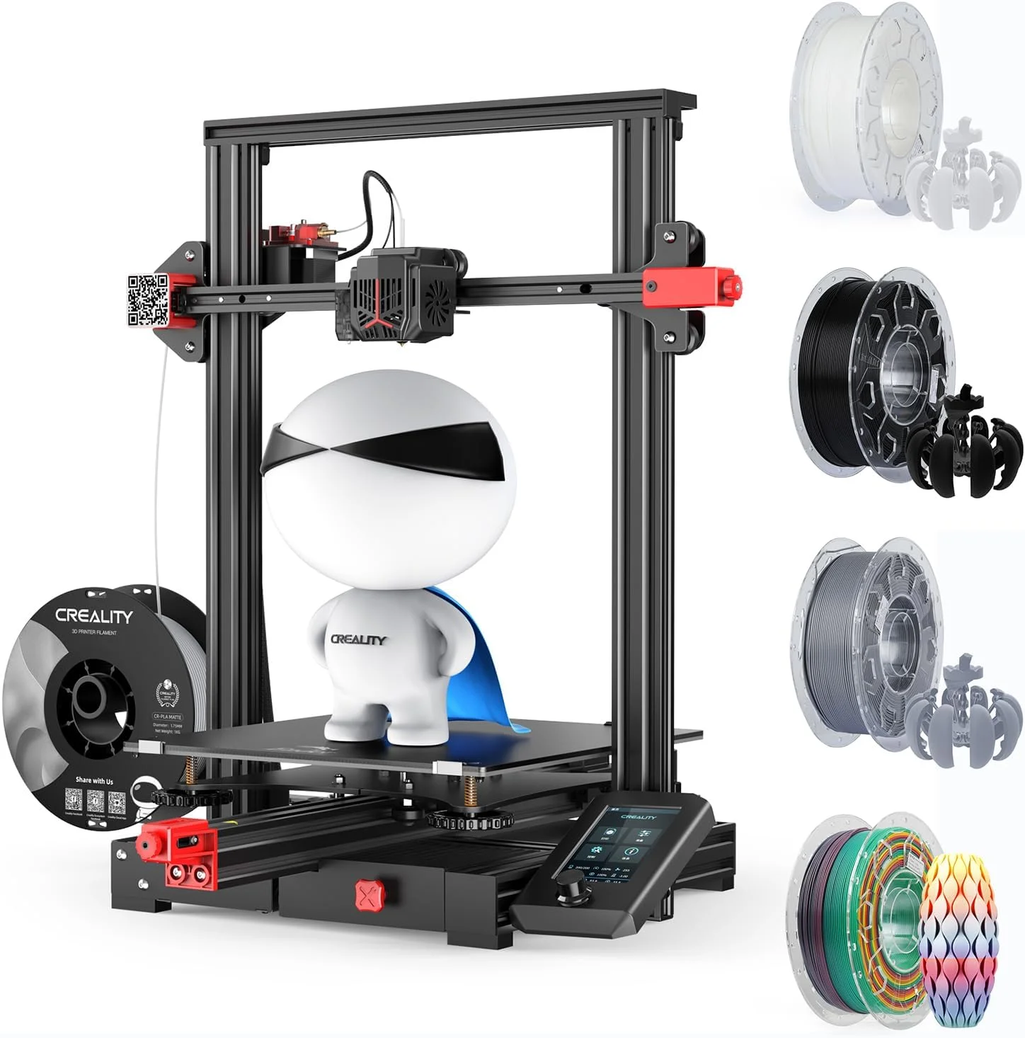 دستگاه چاپ سه بعدی کرالیتی Ender 3 Max Neo به همراه فیلامنت PLA کرالیتی 1.75mm