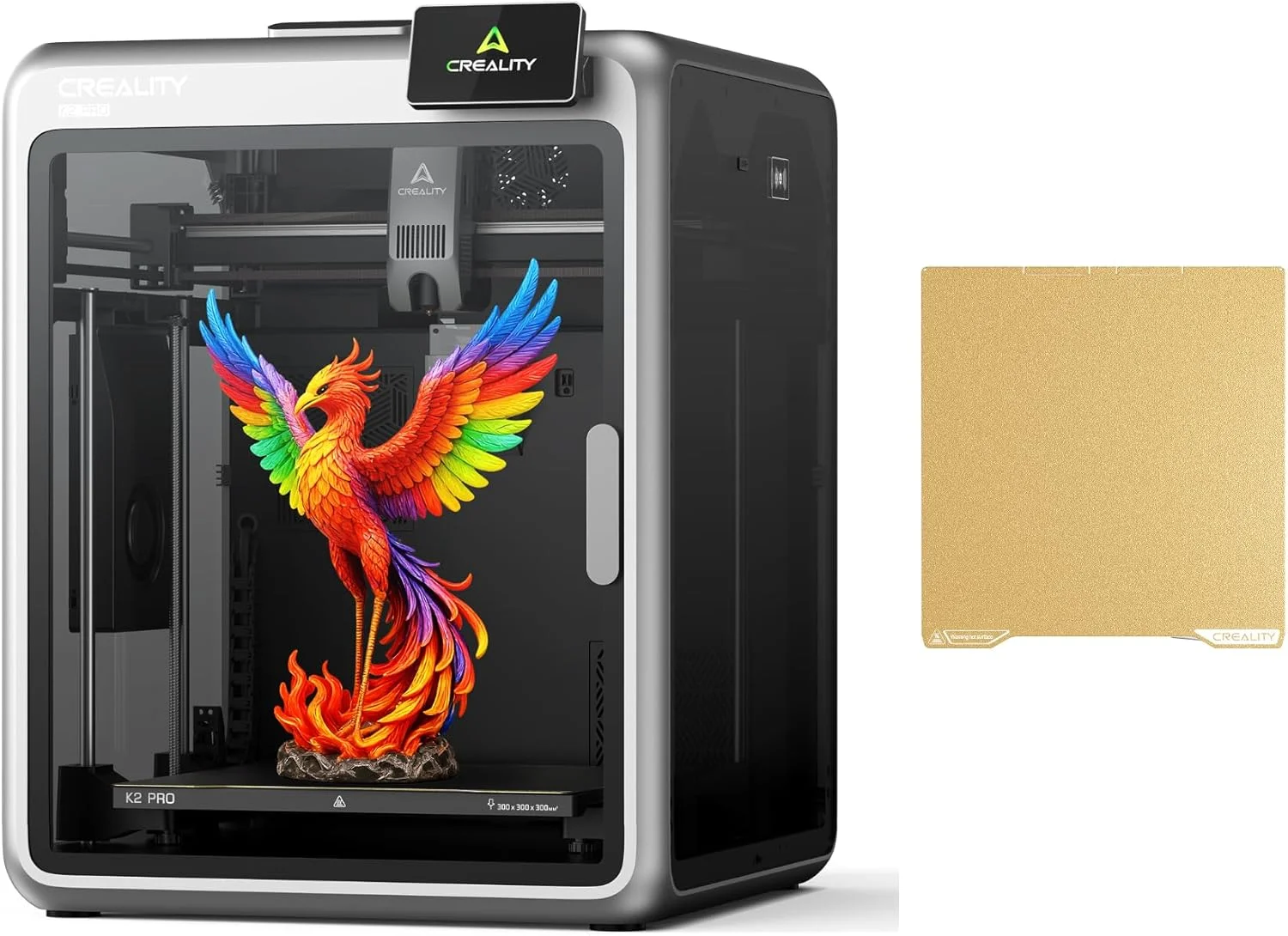 پرینتر سه بعدی Creality K2 Pro (A)، همراه با صفحه ساخت دو طرفه مات PEI K2 Pro