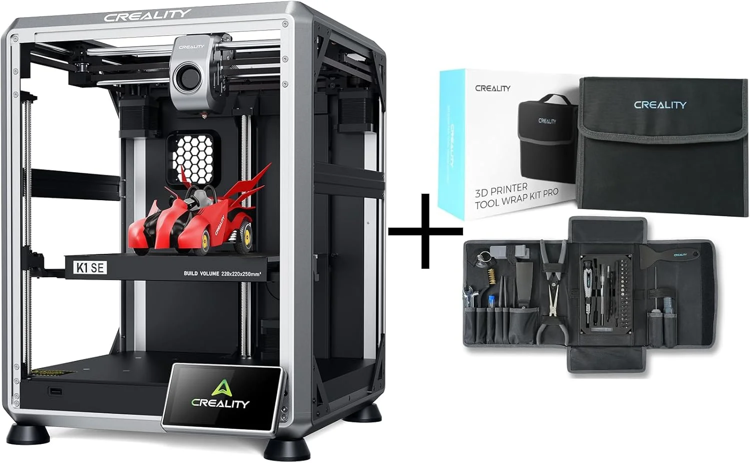 دستگاه چاپ سه بعدی کرالیتی مدل K1 SE به همراه بسته ابزار 74 عددی چاپ سه بعدی دستگاه چاپ سه بعدی کرالیتی مدل K1 SE به همراه بسته ابزار 74 عددی چاپ سه بعدی