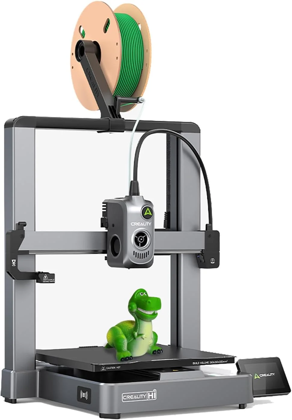 پرینتر سه بعدی Creality Hi، پرینتر سه بعدی چند رنگ، چاپ با سرعت بالا 500 میلی متر بر ثانیه، تراز خودکار، اکسترودر بدون گرفتگی، 95% از پیش مونتاژ شده، حجم ساخت بزرگ 260x260x300 میلی متر