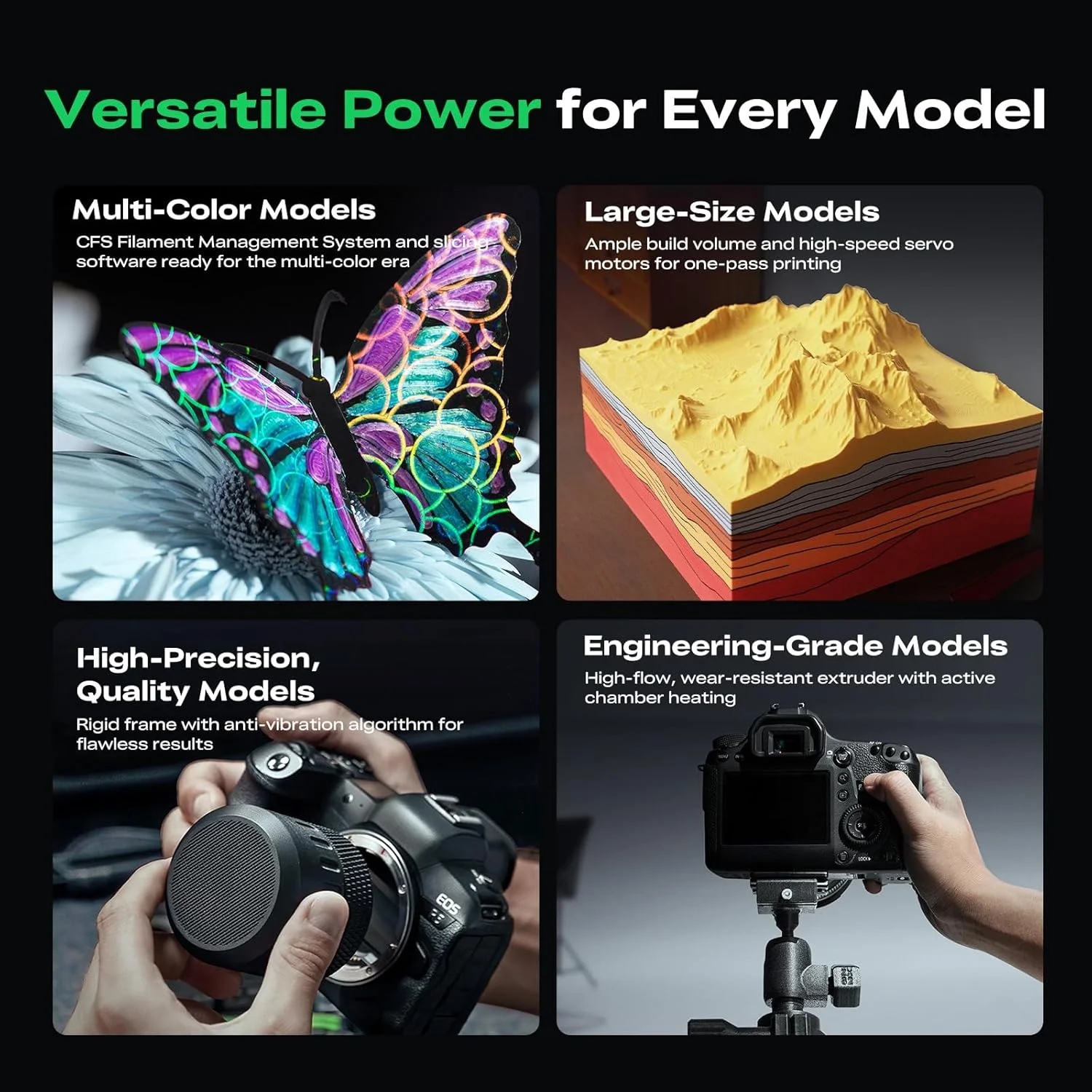 پرینتر سه بعدی Creality K2 Pro (A)، همراه با Creality CFS، چاپ با سرعت بالا تا 600mm/s، دوربین دوگانه هوش مصنوعی، تراز خودکار کاملاً مونتاژ شده، حجم چاپ بزرگ 300x300x300mm، برای حرفه ای ها و علاقه مندان