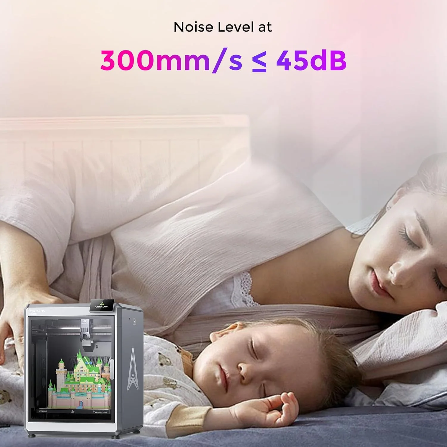 پرینتر سه بعدی پرسرعت کرالیتی K2 Plus با حجم ساخت 350×350×350 میلی‌متر به همراه کیت ارتقاء CFS و سیستم فیلامنت چند رنگ با پشتیبانی از تعویض RFID و چاپ سه بعدی 16 رنگ