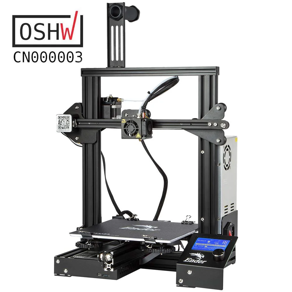 چاپگر سه بعدی کامگرو کریالیتی Ender 3 و کیت محور Z دوگانه رسمی کریالیتی Ender 3V2 به همراه پیچ سربی