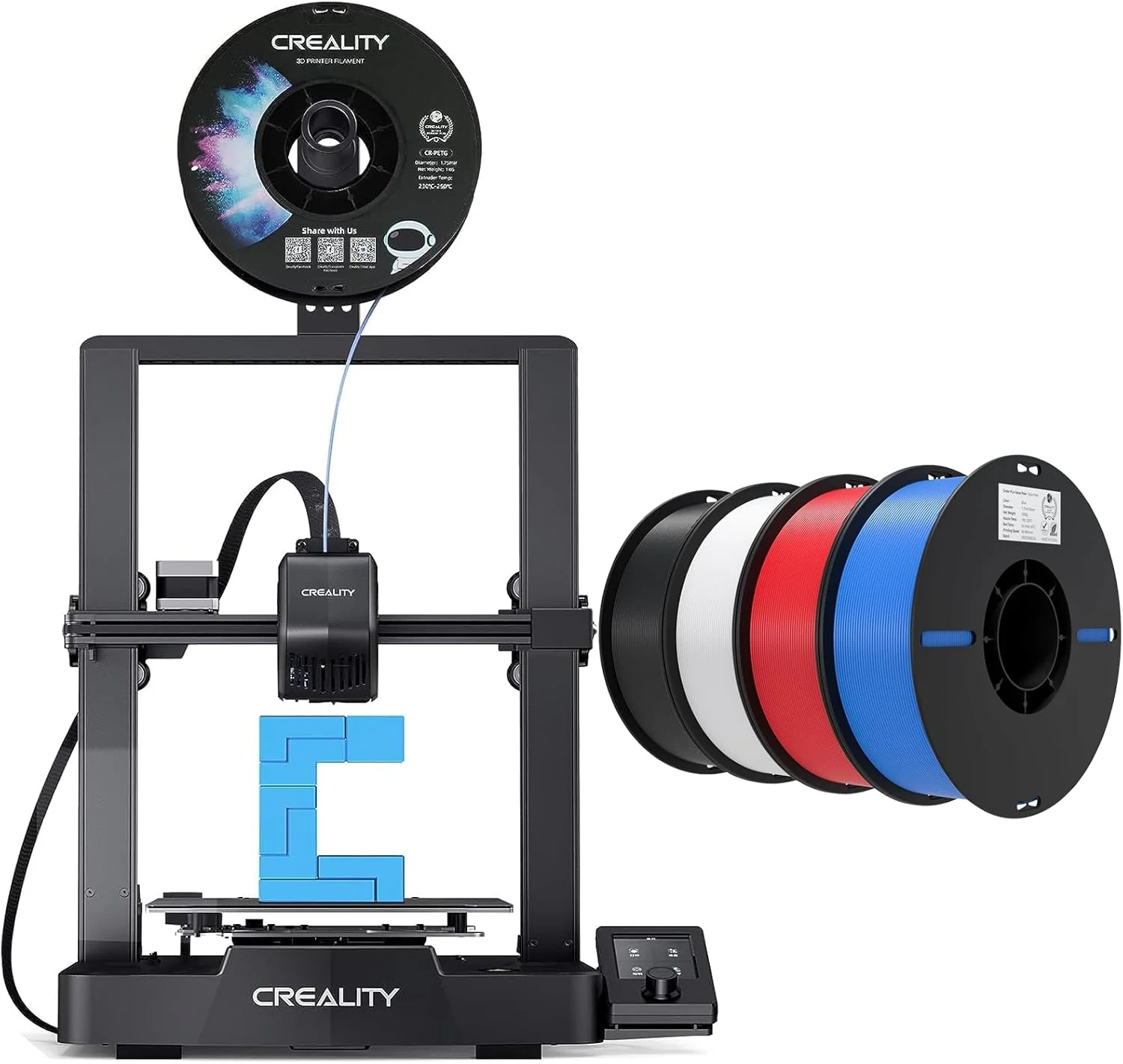 بسته پرینتر سه بعدی کرالیتی Ender 3 V3 SE به همراه ۴ بسته PLA