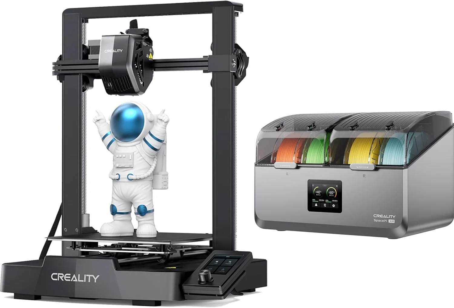 بسته پرینتر سه بعدی Creality Ender 3 V3 SE به همراه خشک کن فیلامنت Space Pi X4