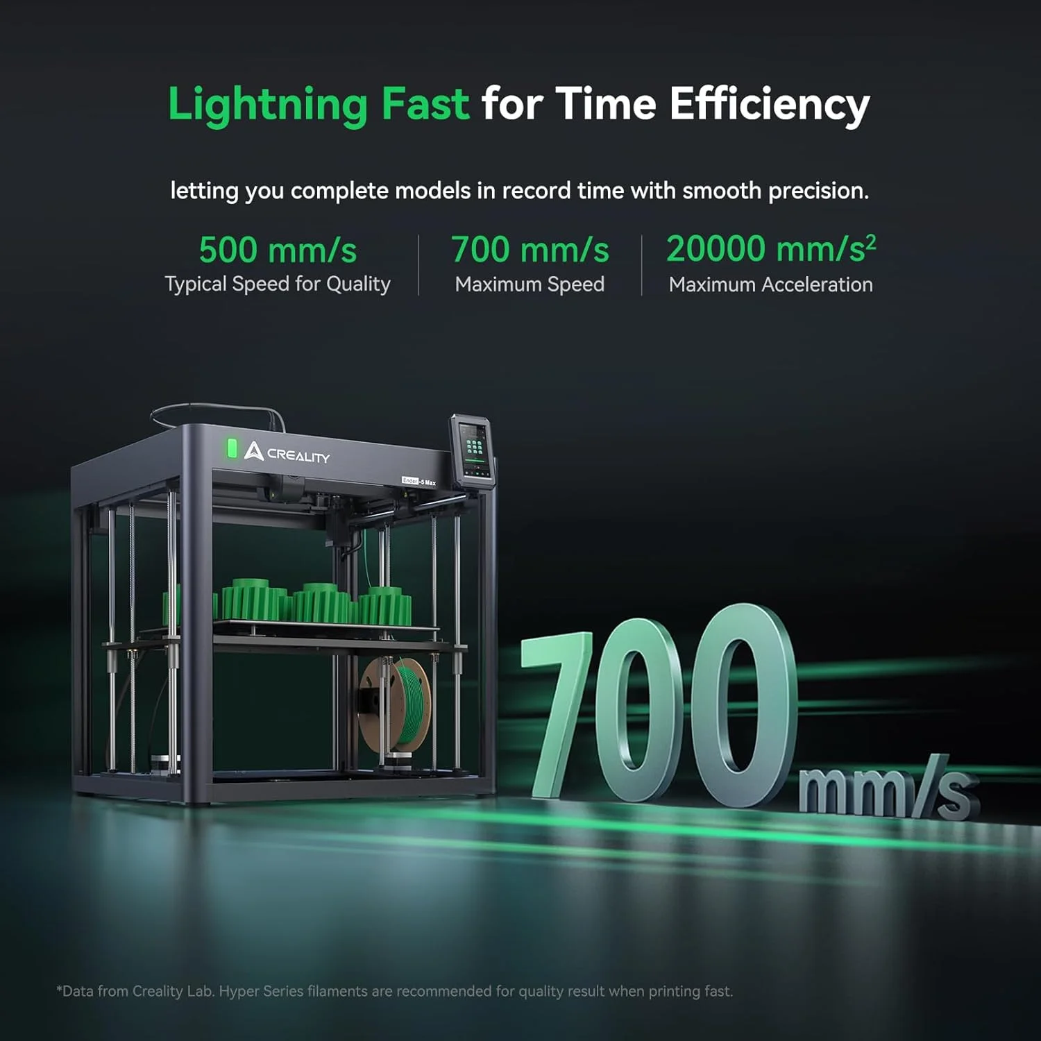 بسته پرینتر سه بعدی بزرگ کرالیتی Ender-5 Max به همراه فیلامنت رنگین کمانی PLA+