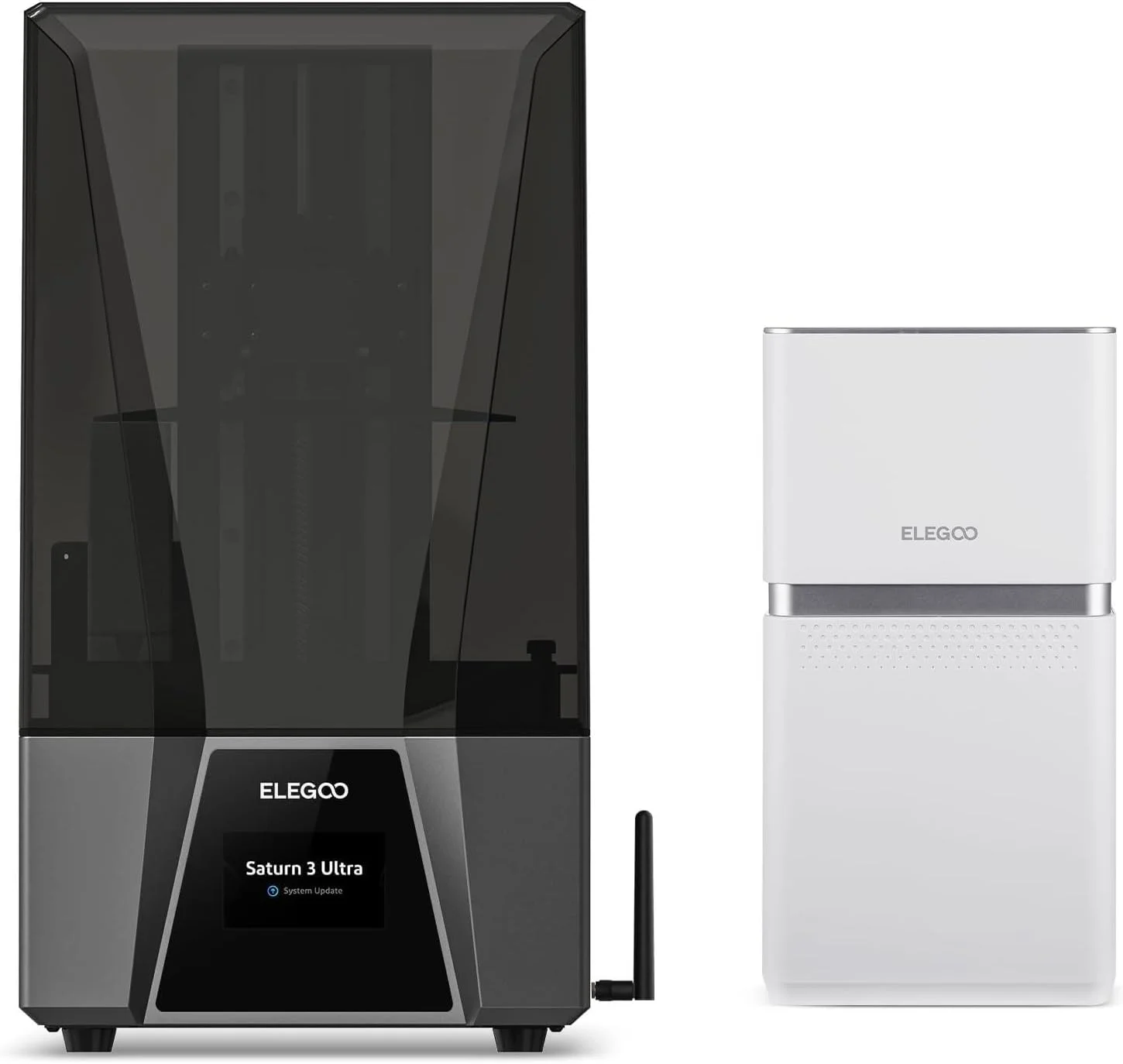 پرینتر سه بعدی ELEGOO Saturn 3 Ultra 12K MSLA و تصفیه کننده هوا ELEGOO Mars Mate