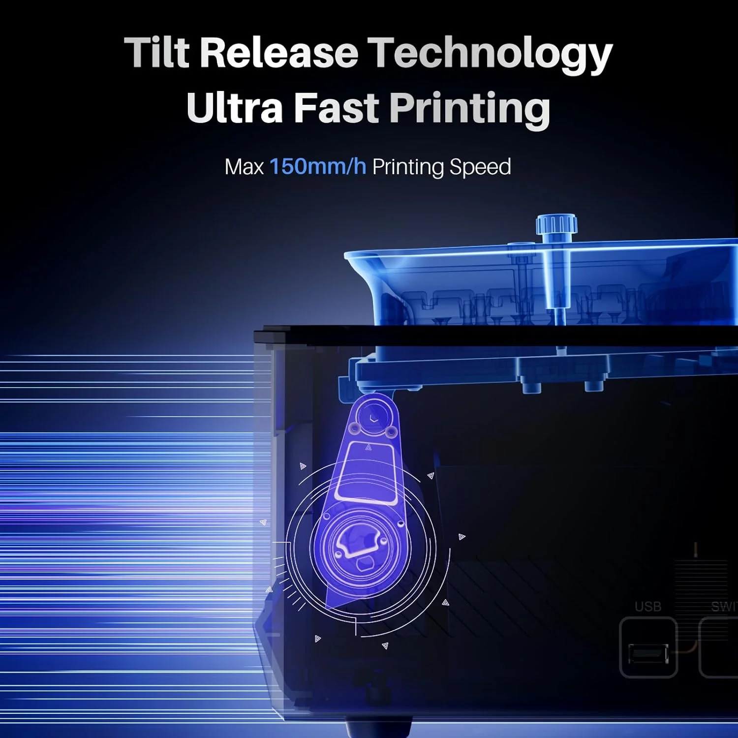 چاپگر سه بعدی رزینی ELEGOO Saturn 4 Ultra 12K MSLA و مینی هیتر هوشمند ELEGOO برای چاپگر سه بعدی رزینی