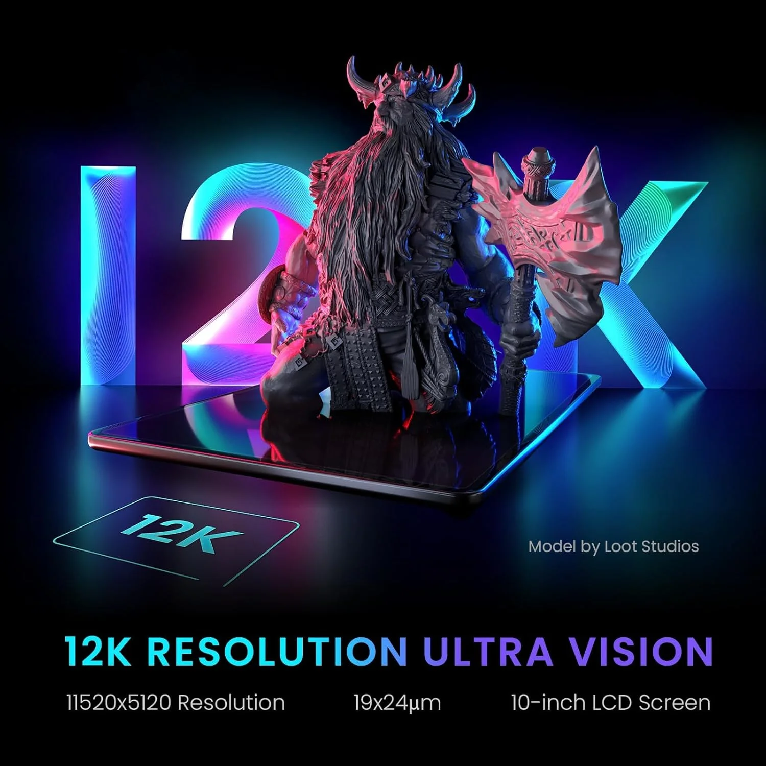 چاپگر سه بعدی رزینی ELEGOO Saturn 3 و مینی هیتر هوشمند ELEGOO