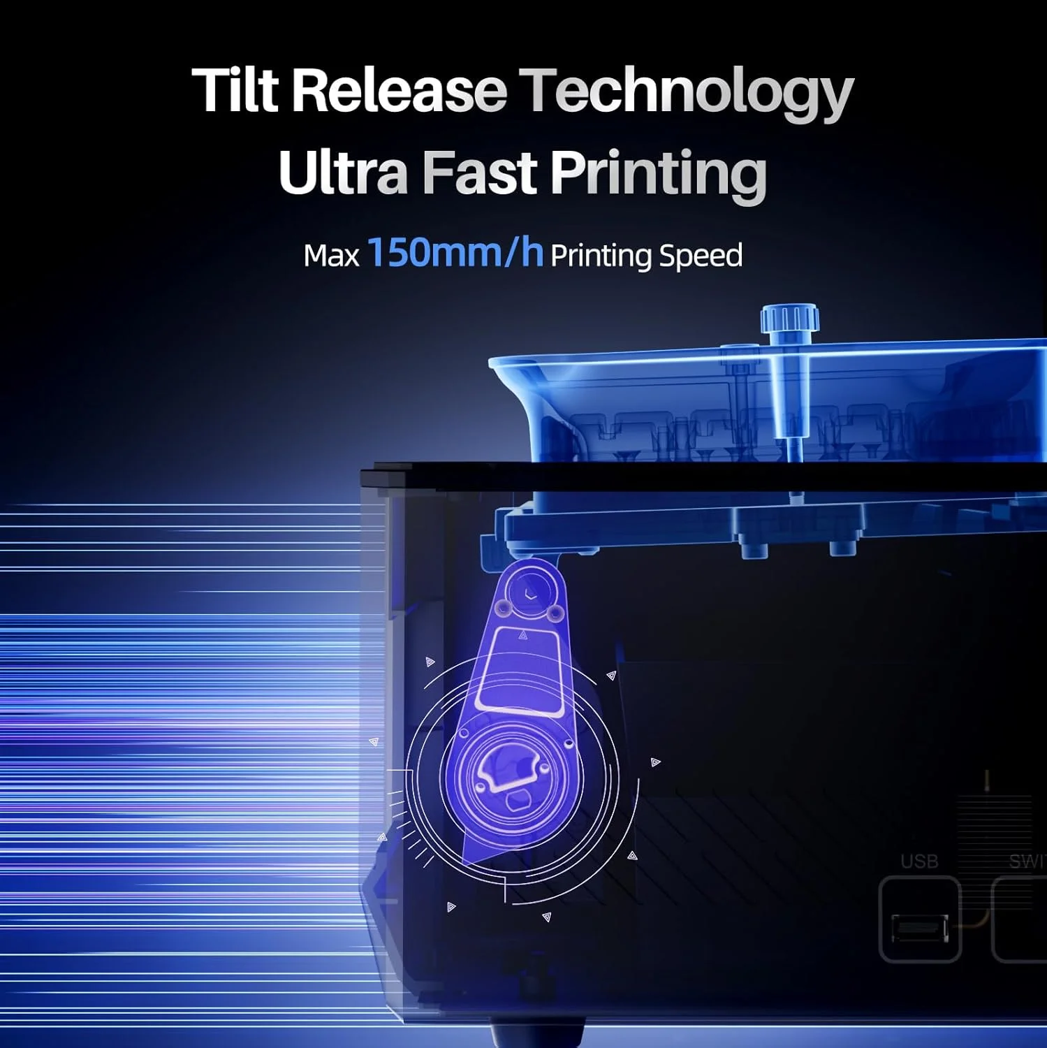 چاپگر سه بعدی رزینی ELEGOO Saturn 4 Ultra 12K MSLA و دستگاه شستشو و کیور بزرگ ELEGOO Mercury Plus 2.0