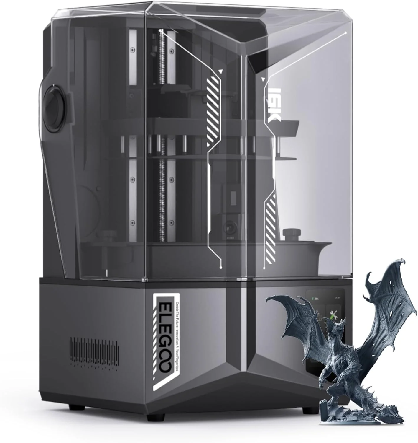 پرینتر سه بعدی رزینی ELEGOO Saturn 4 Ultra 16K و بسته ELEGOO Mercury XS با ایستگاه شستشو و کیور جداگانه پرینتر سه بعدی رزینی ELEGOO Saturn 4 Ultra 16K و بسته ELEGOO Mercury XS با ایستگاه شستشو و کیور جداگانه