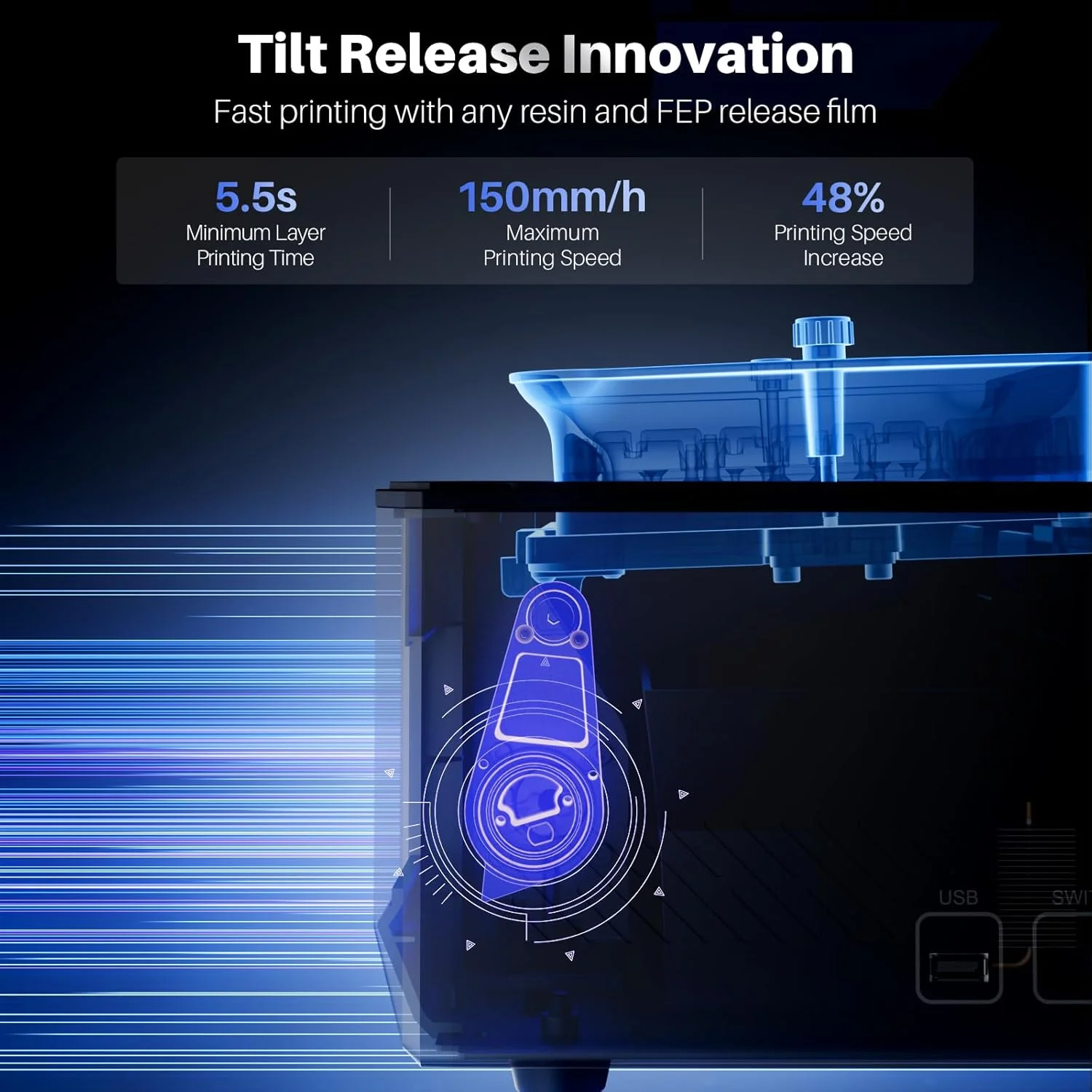 پرینتر سه بعدی رزینی ELEGOO Mars 5 Ultra 9K MSLA و بسته شستشو و کیور ELEGOO Mercury XS پرینتر سه بعدی رزینی ELEGOO Mars 5 Ultra 9K MSLA و بسته شستشو و کیور ELEGOO Mercury XS