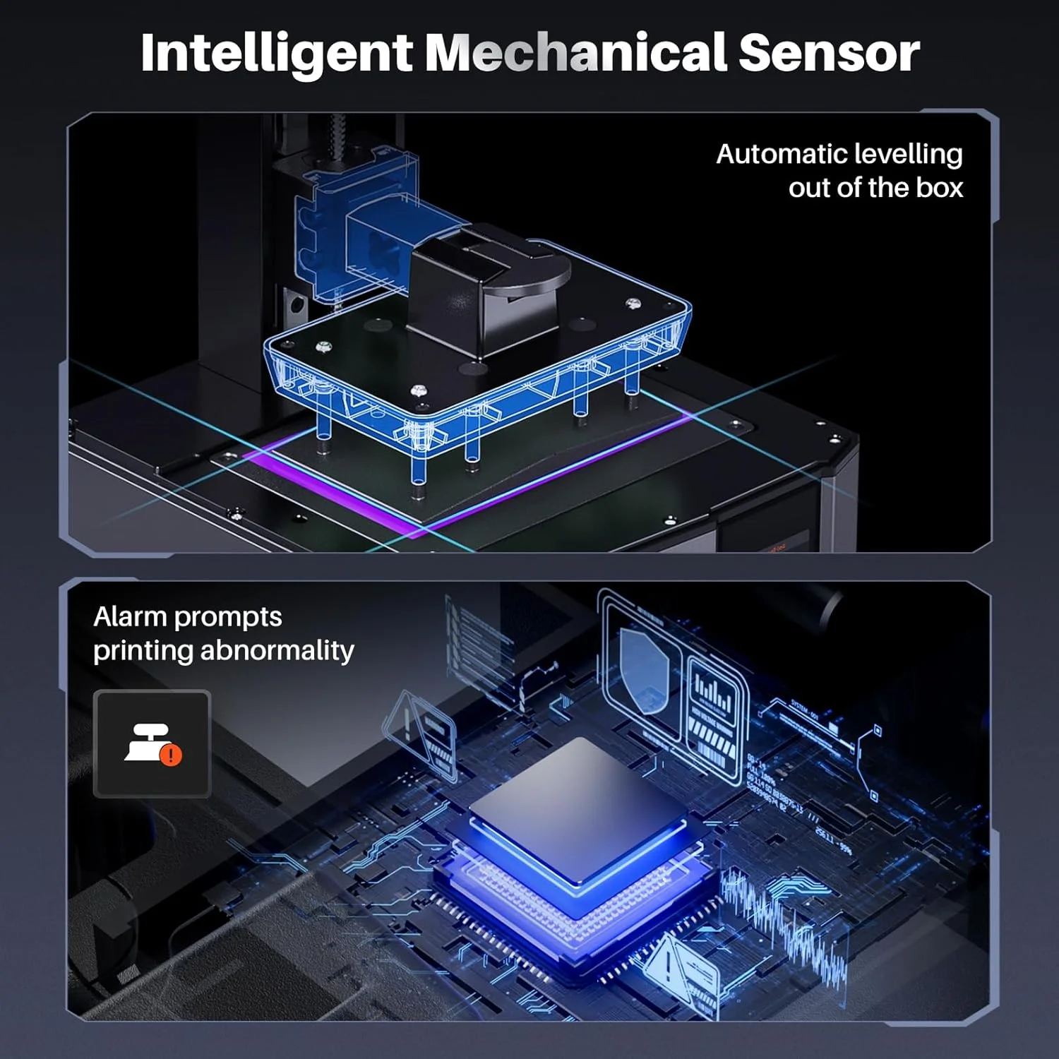 پرینتر سه بعدی رزینی ELEGOO Mars 5 Ultra 9K MSLA، سنسور مکانیکی هوشمند، چاپ سریع تا 150 میلی‌متر در ساعت، دوربین هوش مصنوعی، چاپ خوشه‌ای WiFi، تراز خودکار، اندازه چاپ بزرگ 153.4 * 77.8 * 165 میلی‌متر