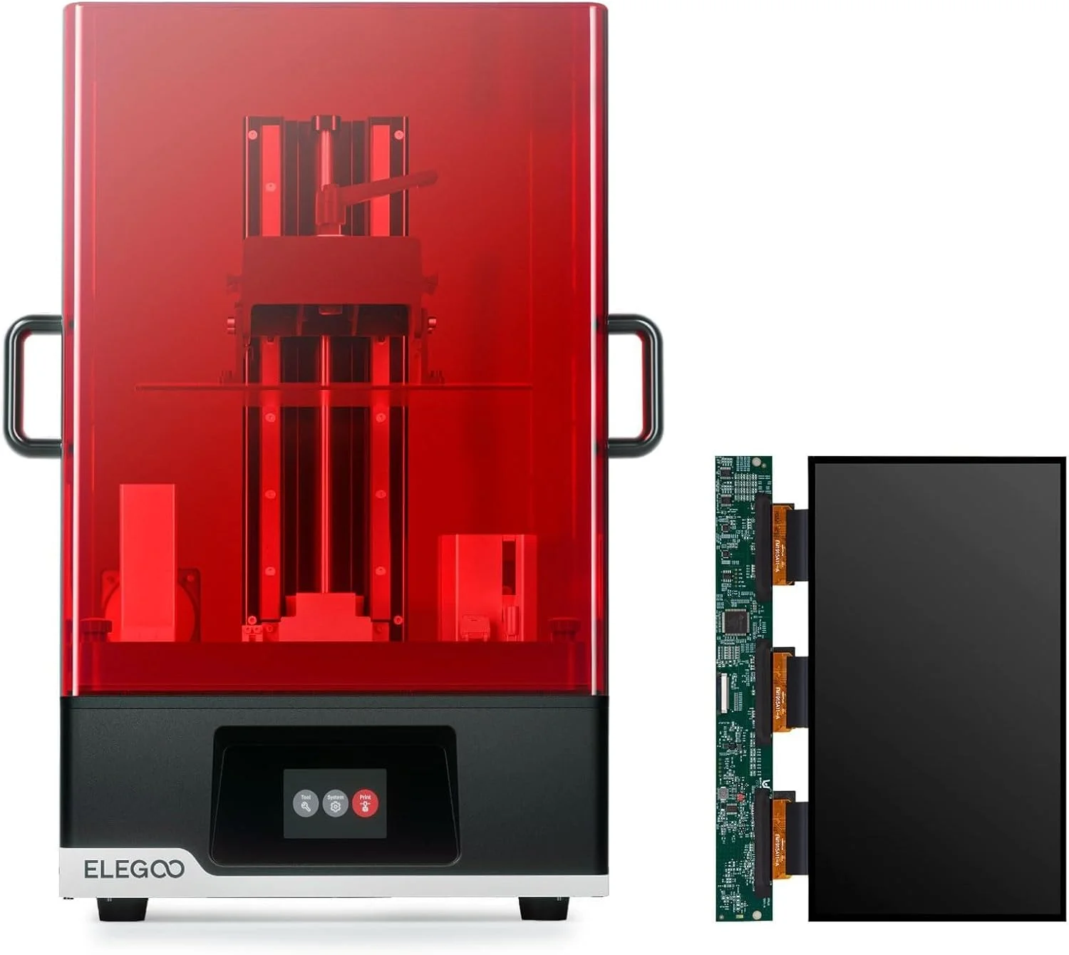 چاپگر سه بعدی رزینی ELEGOO Jupiter SE و LCD مونوکروم 6K با ابعاد 12.8 اینچ