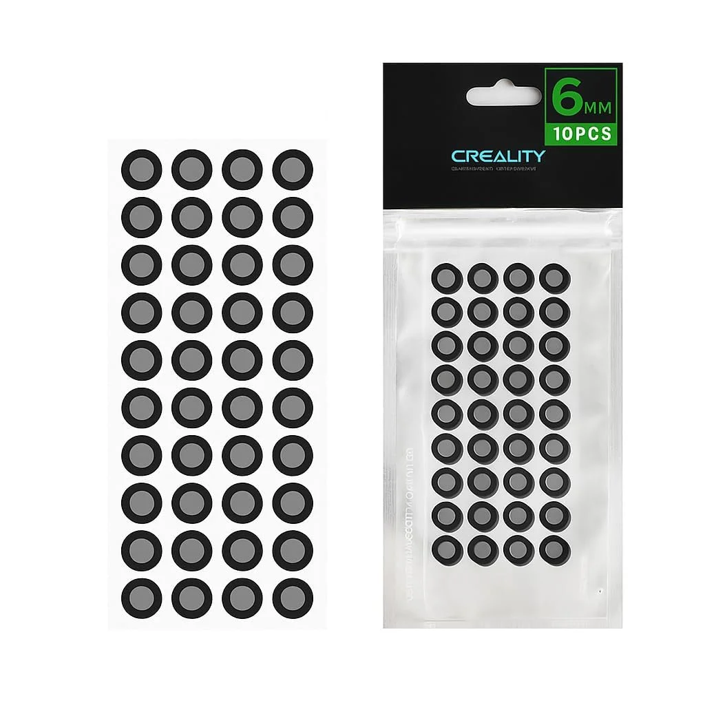نشانگرهای اسکن سه بعدی 6.0 میلی متری Creality برای اسکنرهای سه بعدی، استیکرهای نقطه ای نشانگر اسکن سه بعدی، نشانگرهای پراکنده برای اسکنرهای سه بعدی (10 برگه 400 نقطه ای)