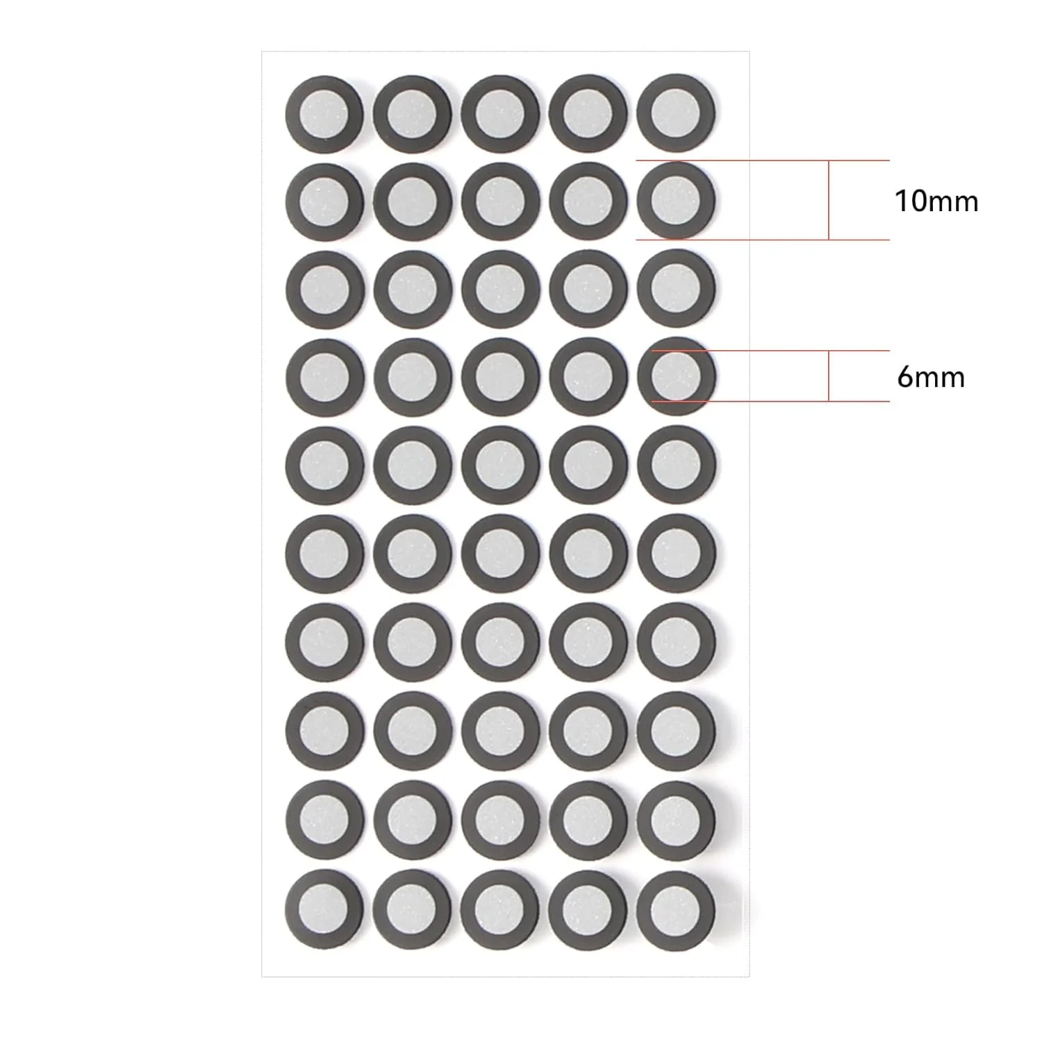 نشانگرهای اسکن سه بعدی 6.0 میلی متری Creality برای اسکنرهای سه بعدی، استیکرهای نقطه ای نشانگر اسکن سه بعدی، نشانگرهای پراکنده برای اسکنرهای سه بعدی (10 برگه 400 نقطه ای)