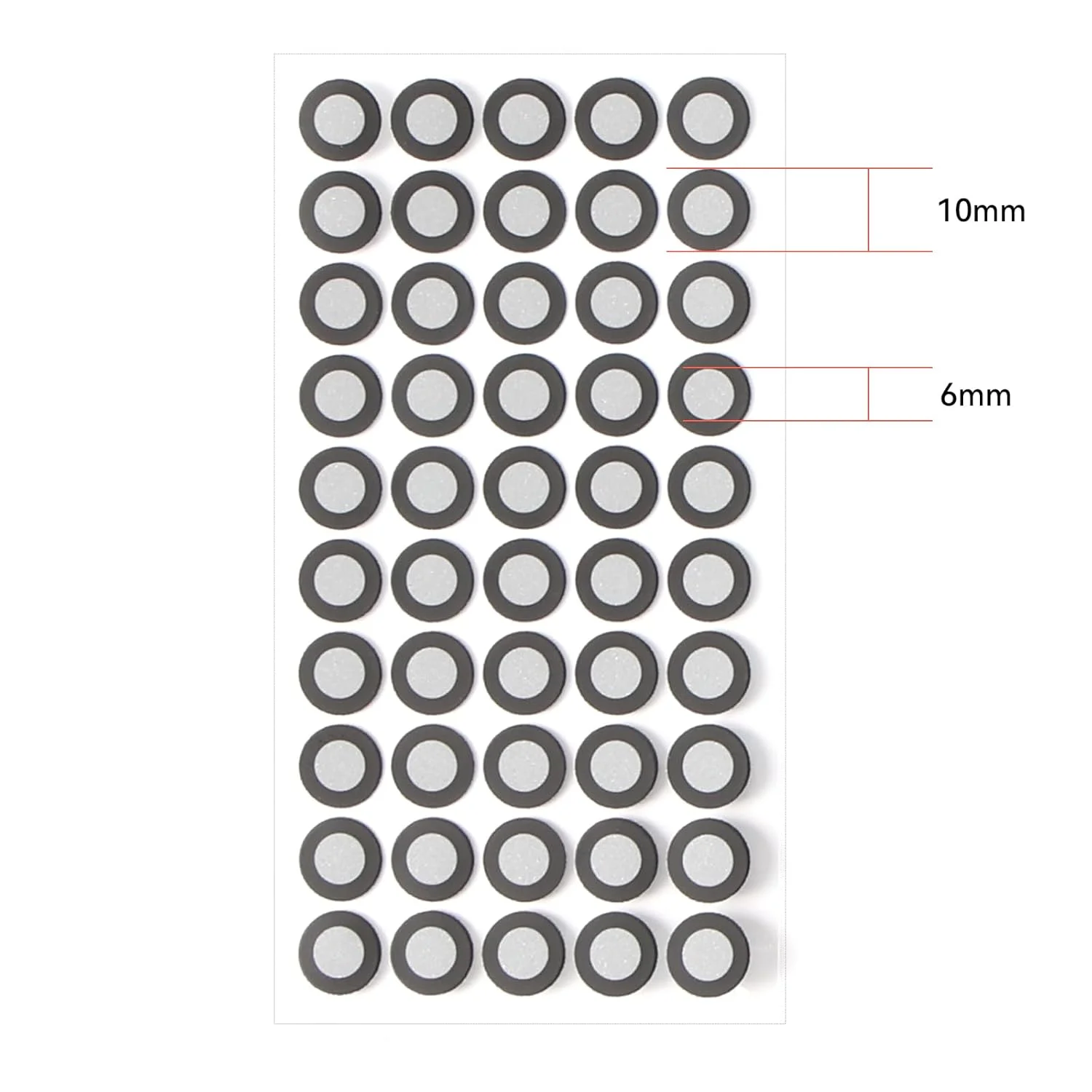 نشانگر اسکن سه بعدی 6 میلی متری Creality برای اسکنر سه بعدی، نشانگرهای نقطه مرجع ردیابی سه بعدی برای اسکن سه بعدی، نشانگرهای بازتاب پراکنده برای اسکنر سه بعدی، 10 برگه / 50 نقطه در هر برگه / 500 نقطه